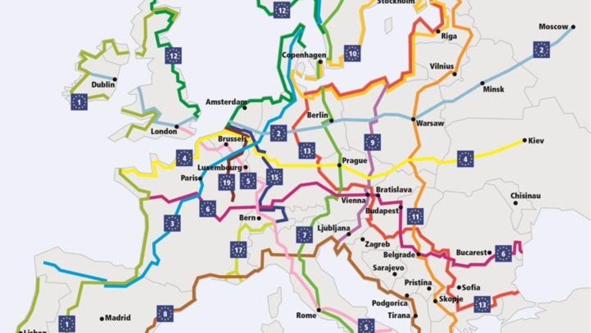 Les routes EuroVelo, un maillage pour des itinérances à vélo, longues ou courtes