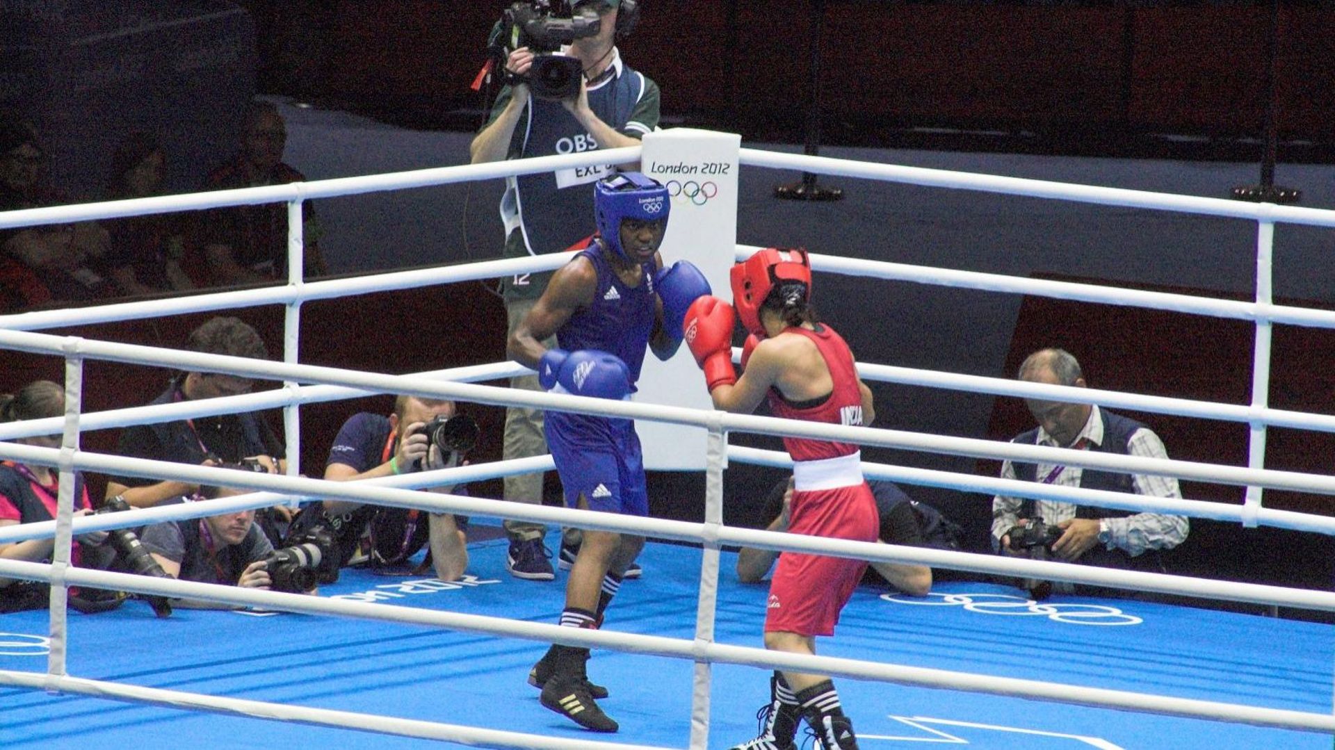 La boxe féminine est au programme olympique depuis 2012