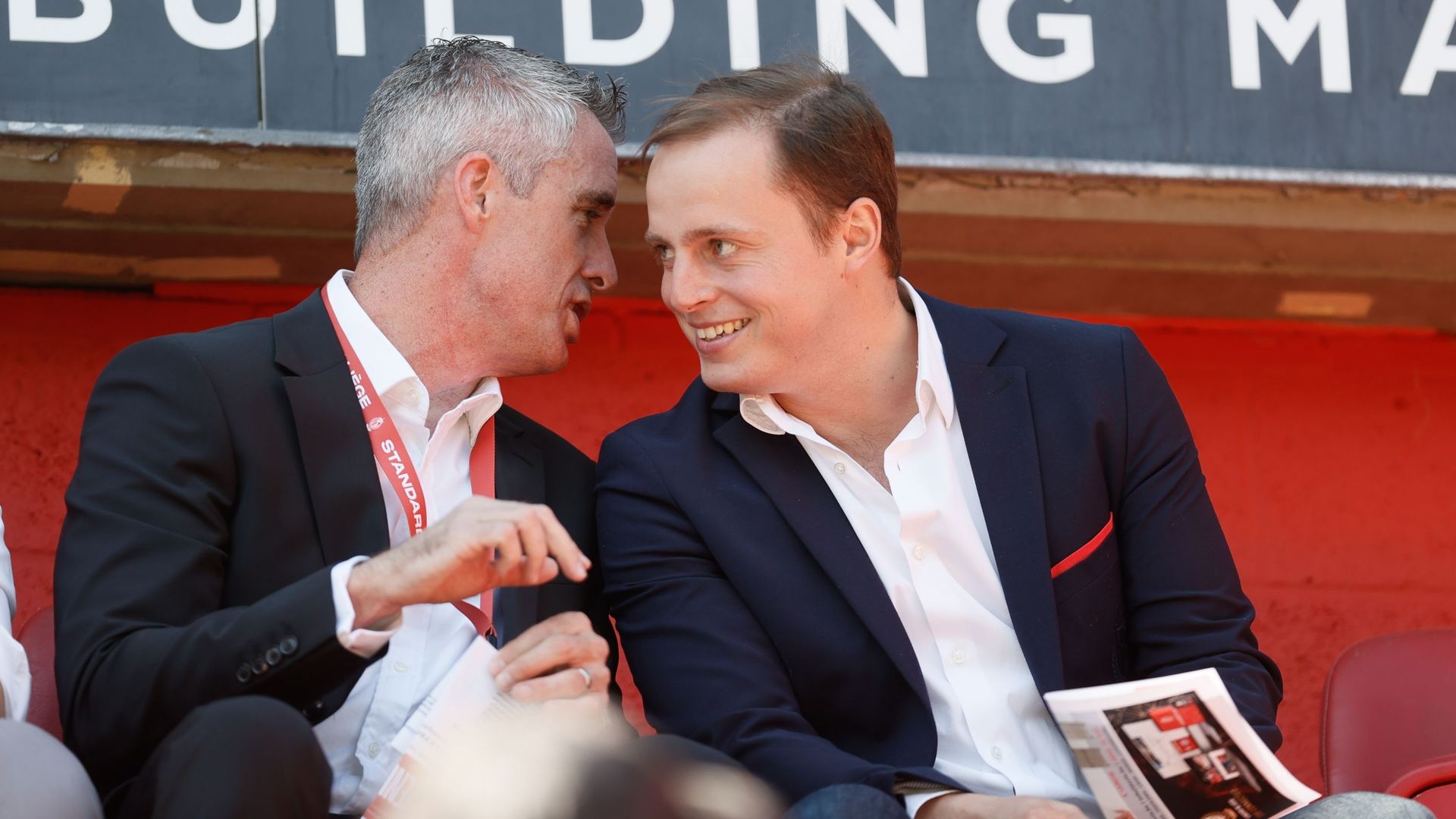 Pierre Locht avec Fergal Harkin