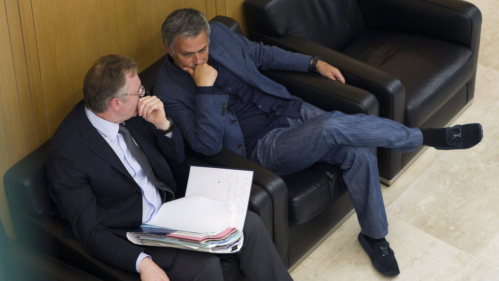 Jean-Louis Dupont avec son client... José Mourinho