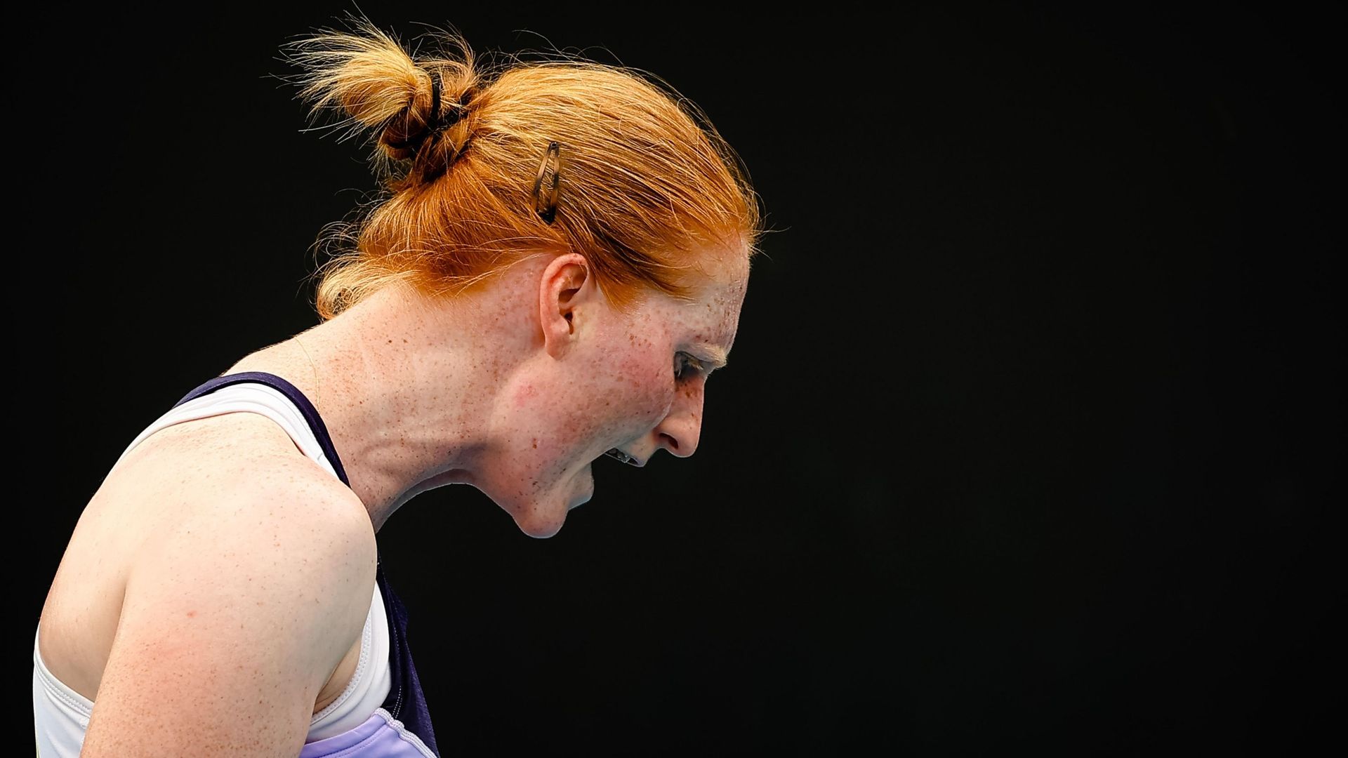 Alison Van Uytvanck a perdu sept fois son service et une fois le match, au premier tour du tournoi de Luxembourg