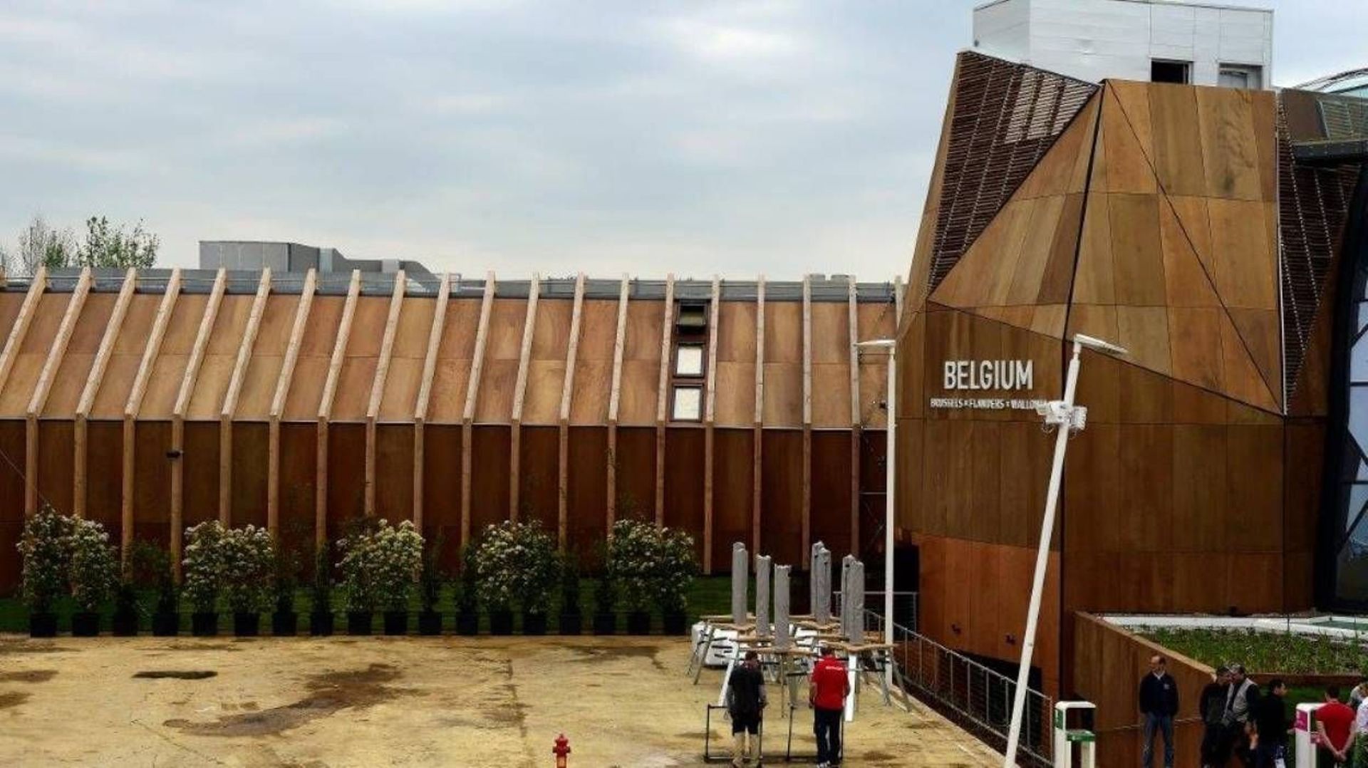 Le pavillon belge de l'exposition universelle de Milan