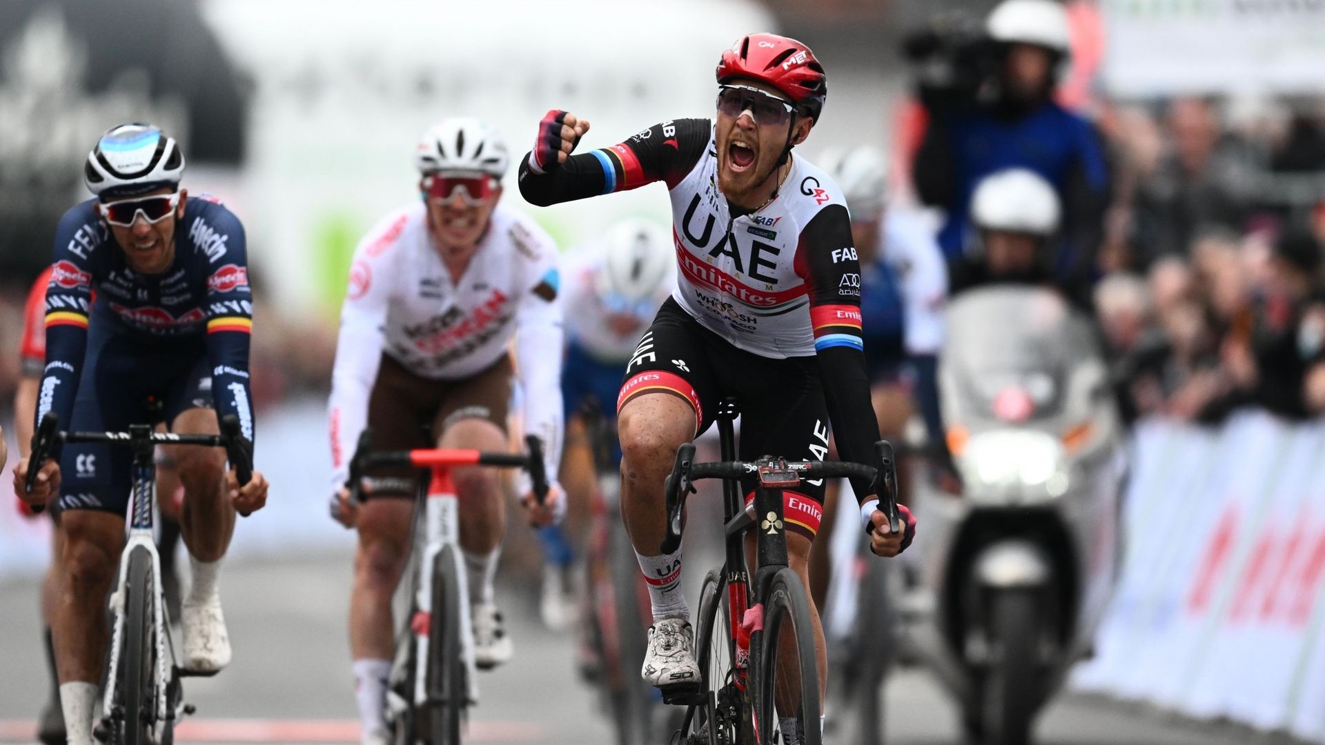 Matteo Trentin, vainqueur du Samyn