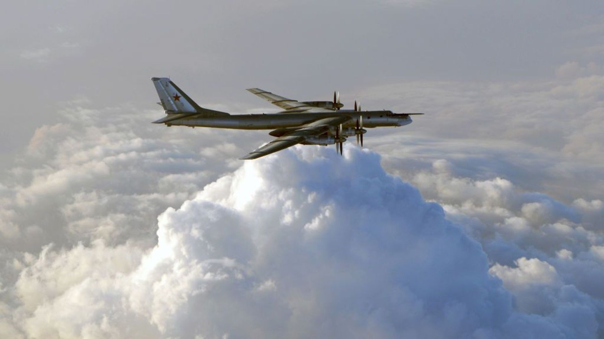 Un Tupolev Tu-95 MS, bombardier stratégique de la Russian Air Force