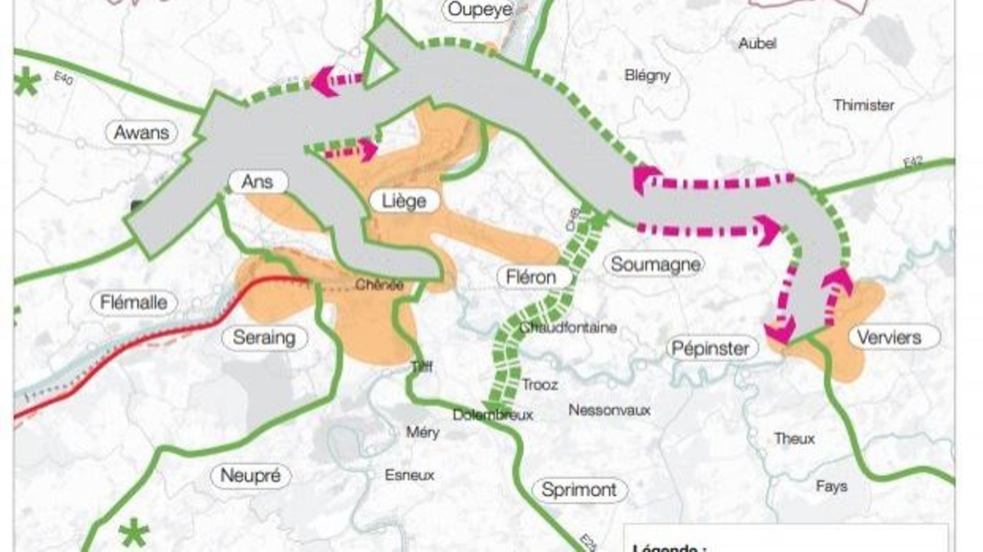 Le conseil d'Etat refuse d'invalider le plan urbain de mobilité de l'agglomération liégeoise
