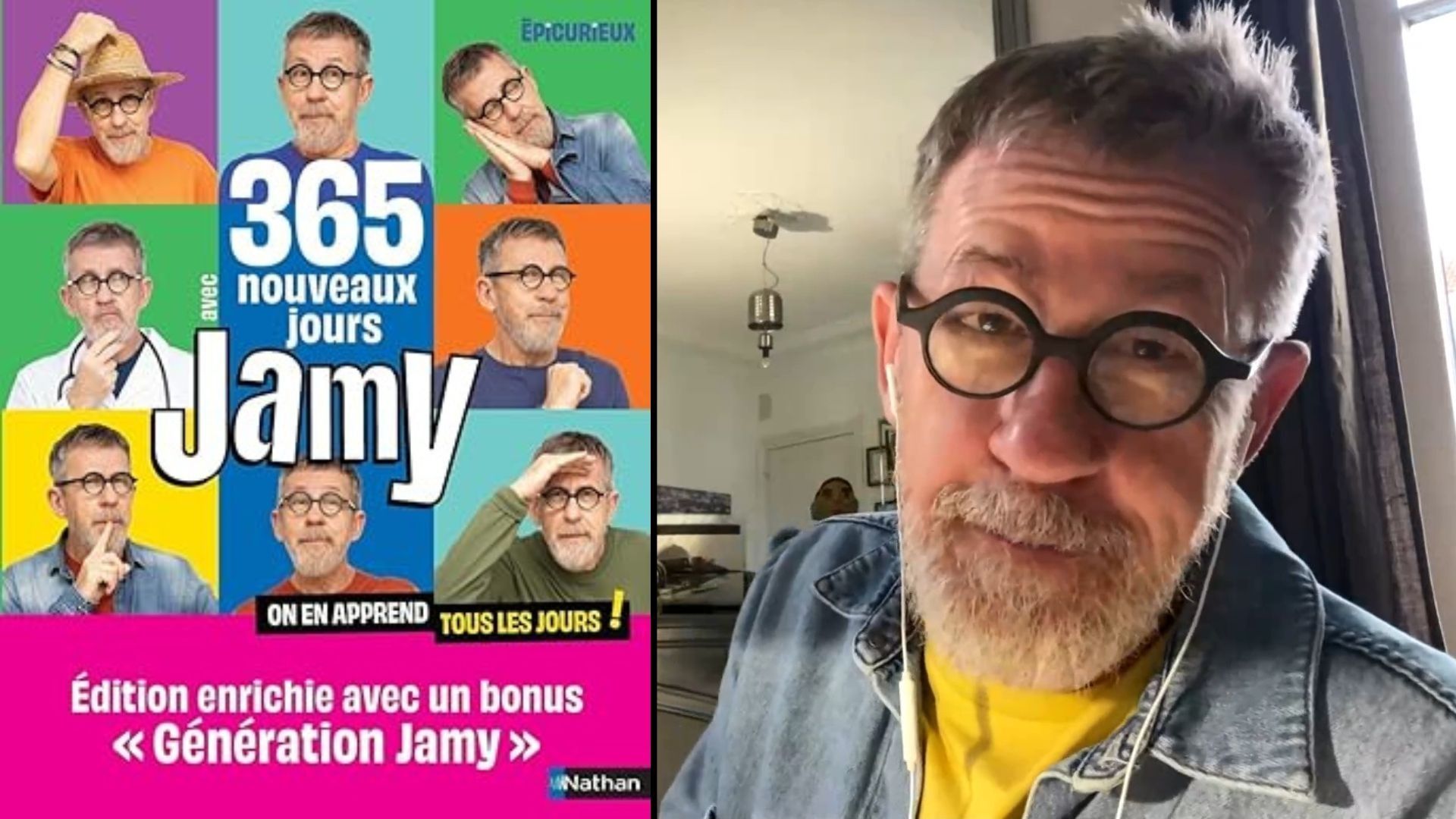 Jamy Gourmaud décrypte les phénomènes de la vie quotidienne dans son livre "365 nouveaux jours avec Jamy"
