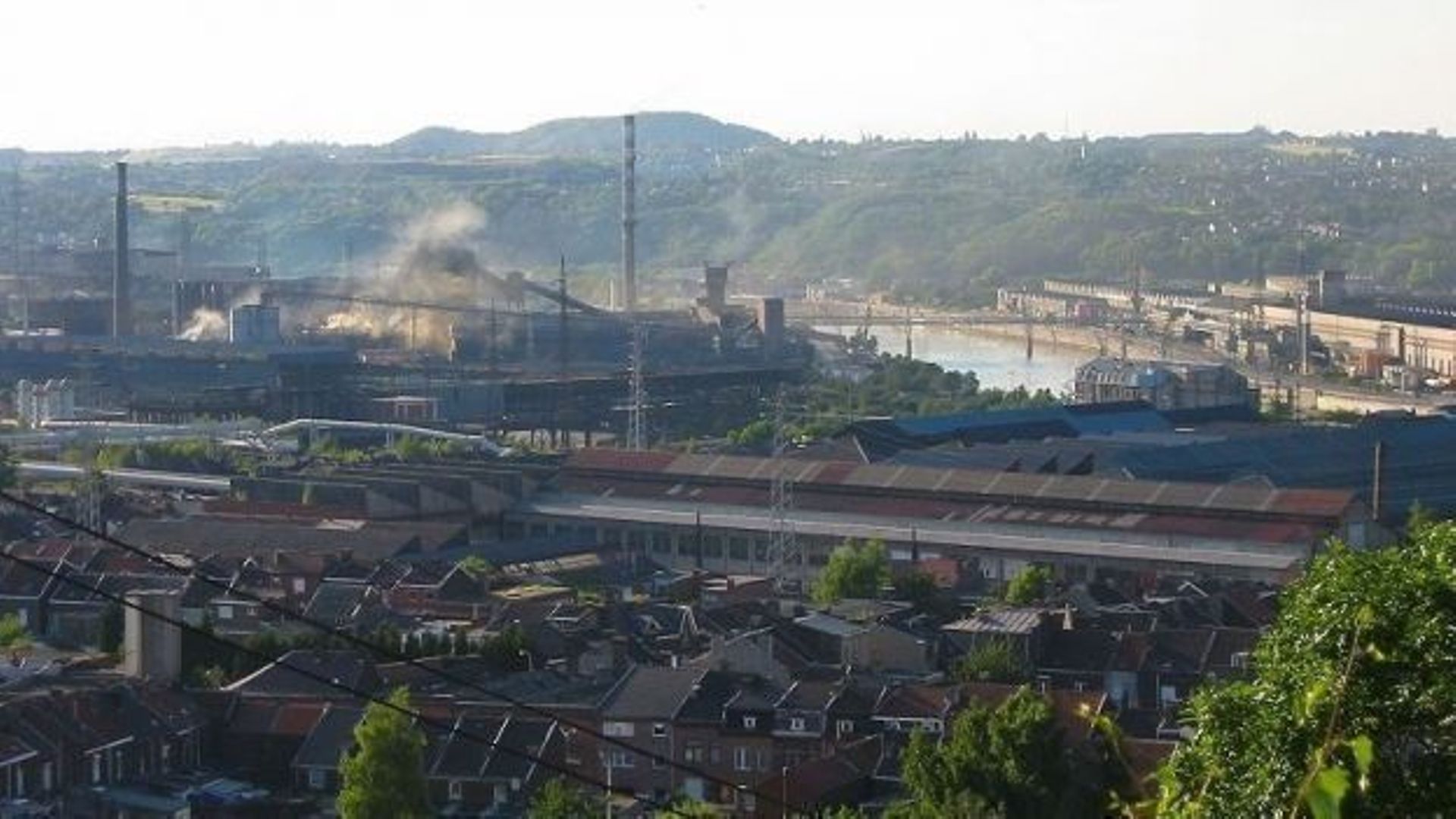 Seraing et sa zone industrielle