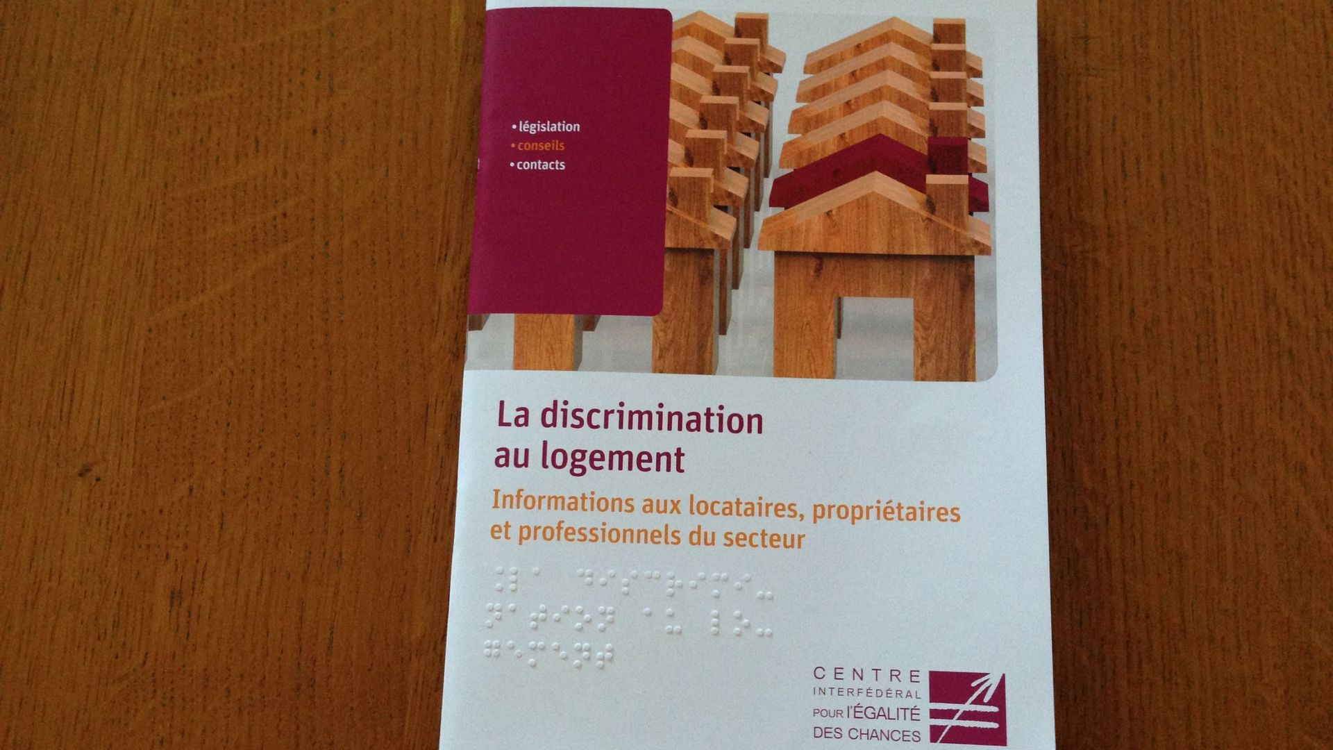 Une brochure permet de tout savoir sur la discrimination au logement