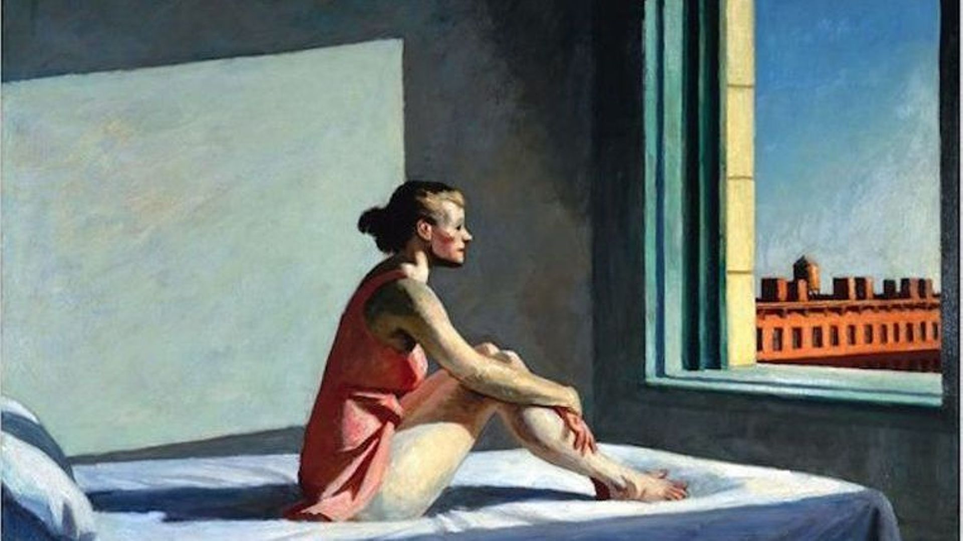 "Morning sun", Edward Hopper, 1952 