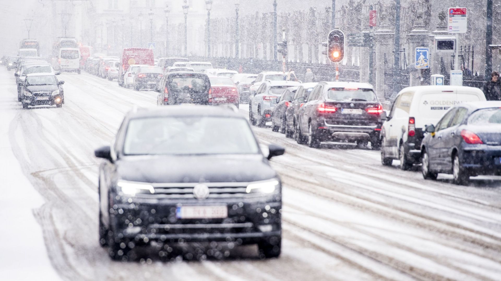 Mercredi sous la neige: vos conditions de circulation en temps réel