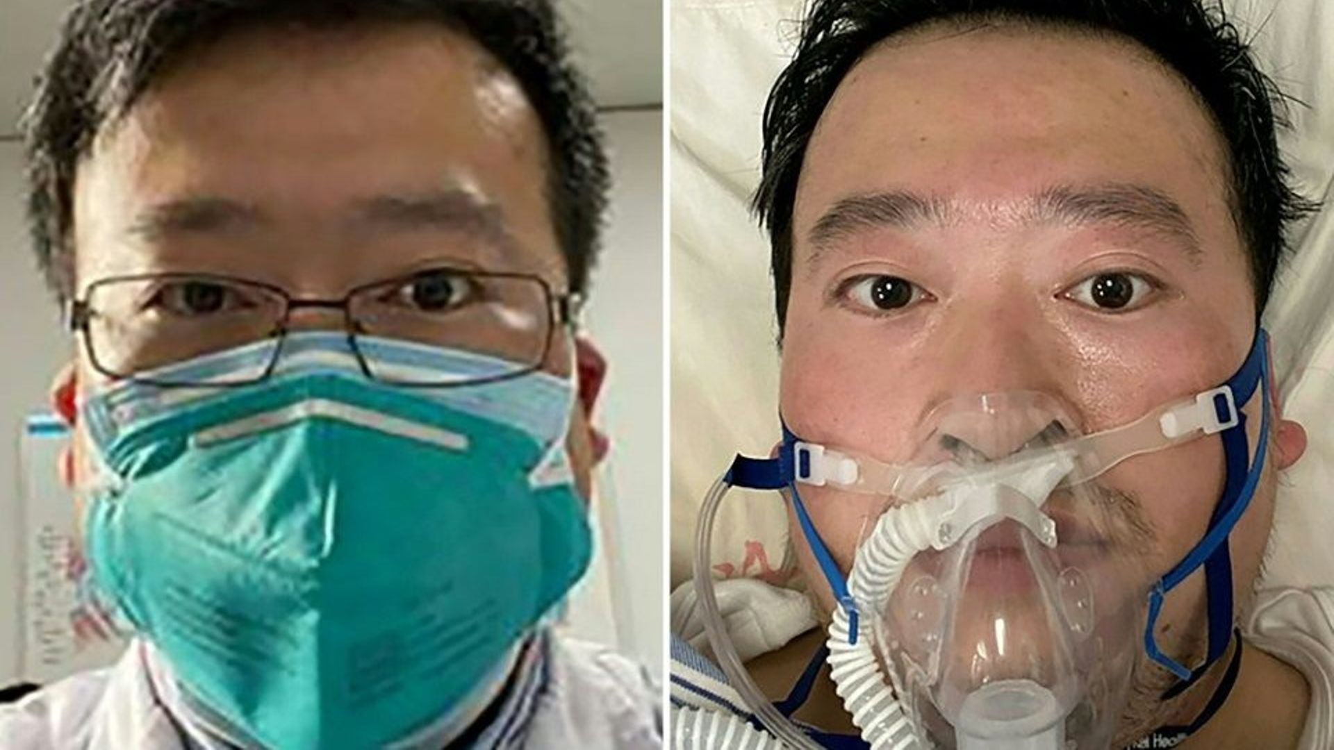 L'ophtalmologue chinois Li Wenliang, dont les premières alertes sur la dangerosité du Covid-19 en Chine ont été étouffées par la police, finalement décédé à l'hôpital de Wuhan.