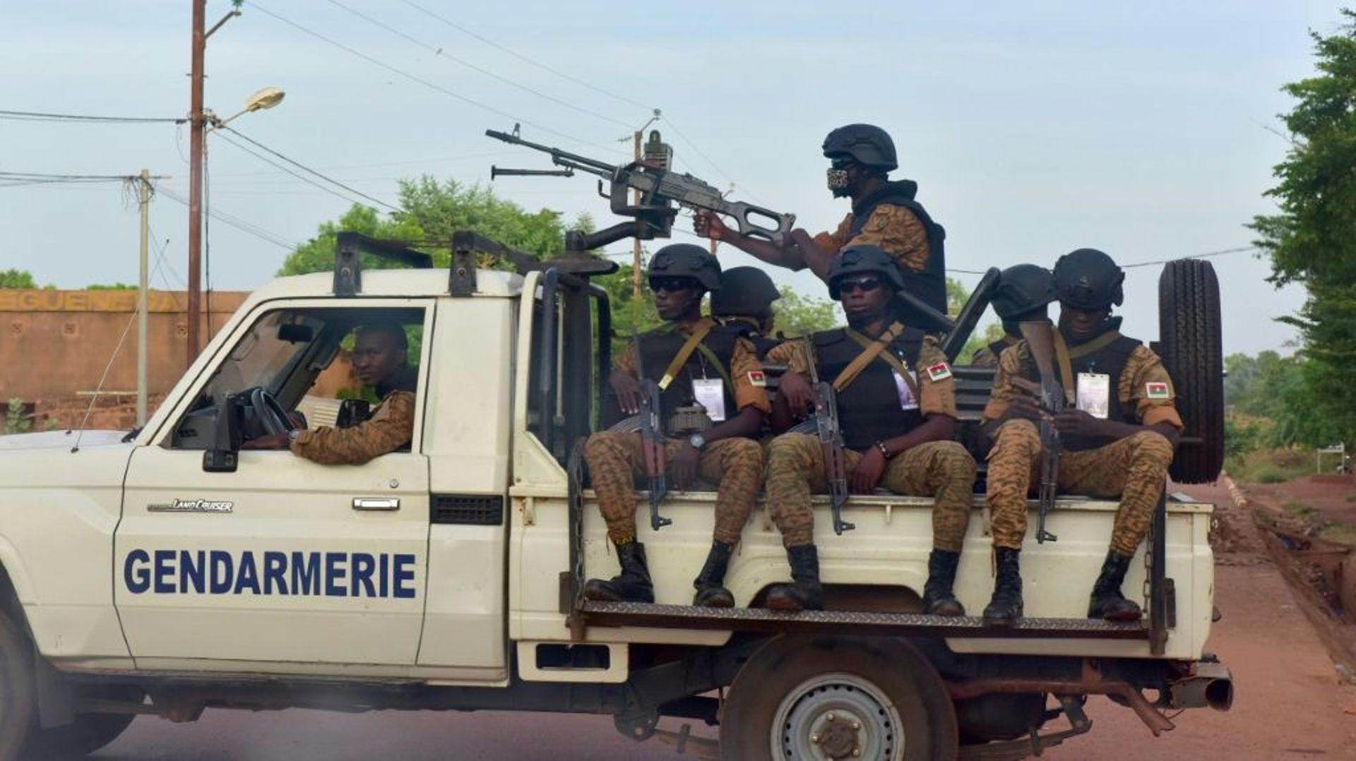 Des gendarmes dans le nord du Burkina en octobre 2018