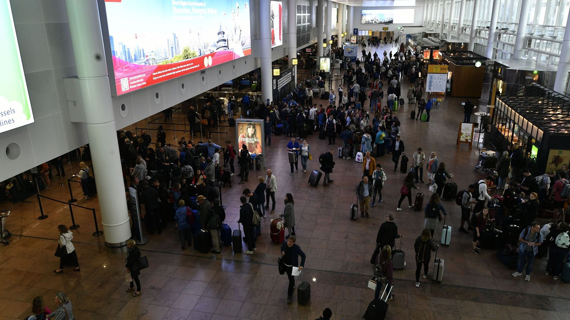 Grève du zèle à l'aéroport de Zaventem mercredi