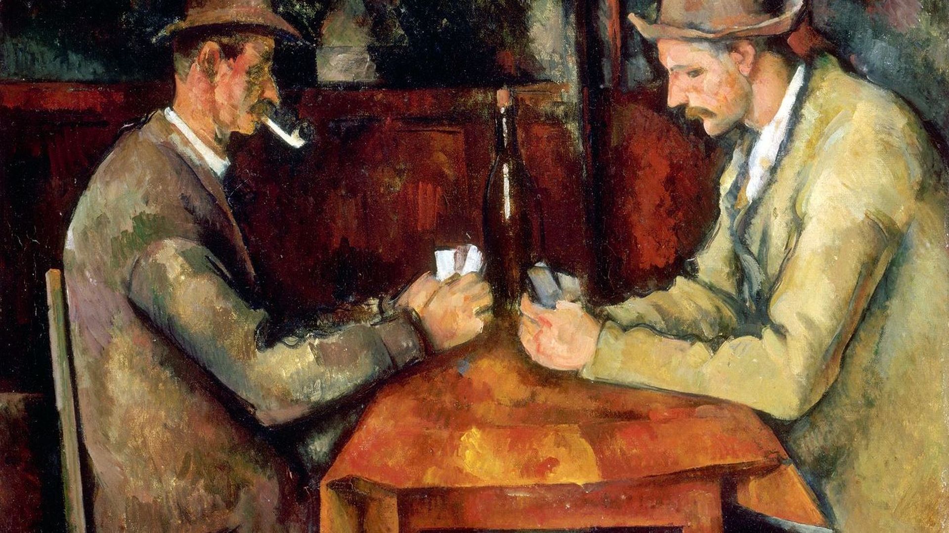 Les joueurs de cartes de Paul Cézanne, acheté 190 millions d'€ par le Qatar.