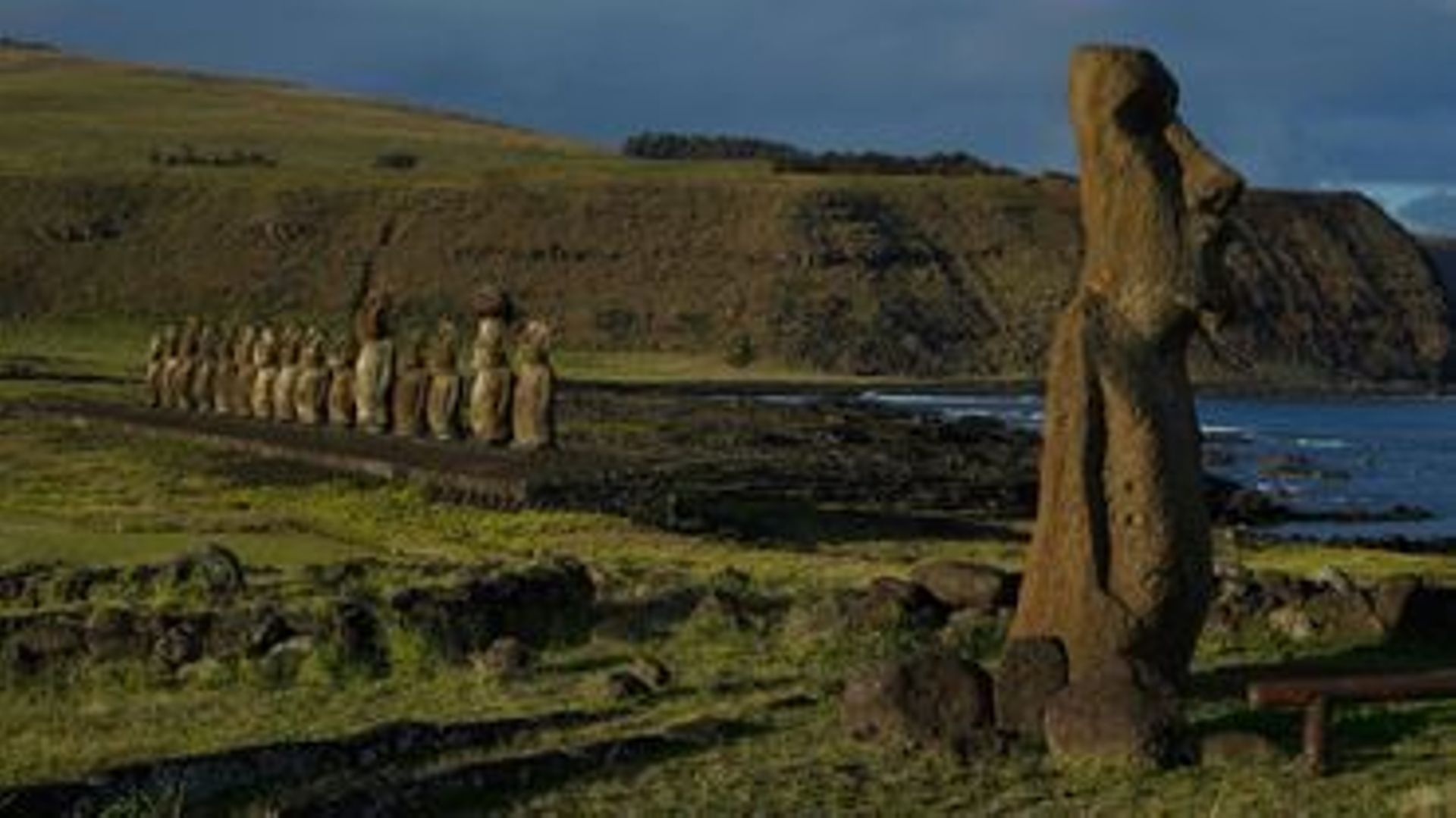 Très fragiles moai.