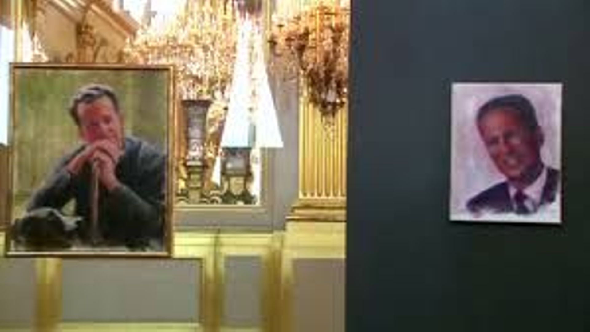Philippe peint… Deux de ses toiles seront exposées au Palais royal cet été !