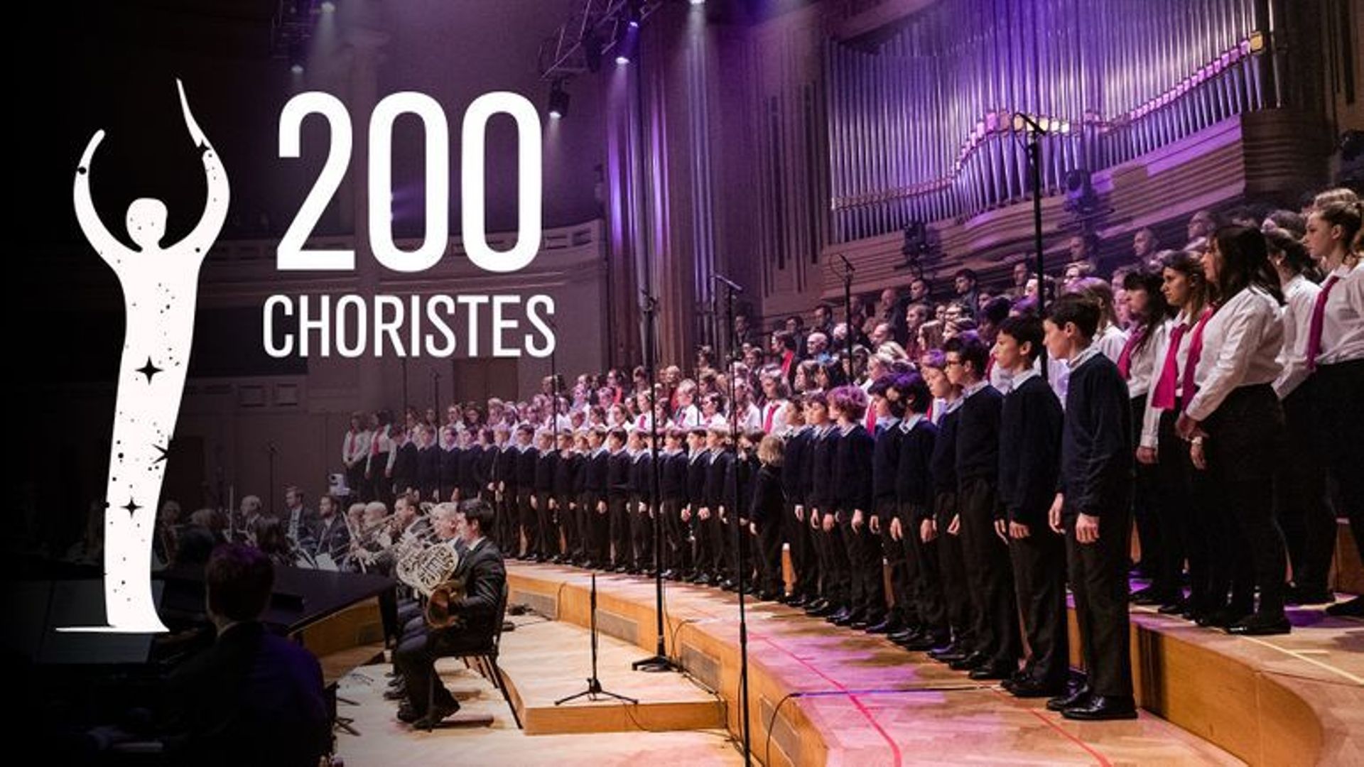 200 choristes belges réunis pour un concert qui nous plonge dans l’univers féerique de Noël et du cinéma