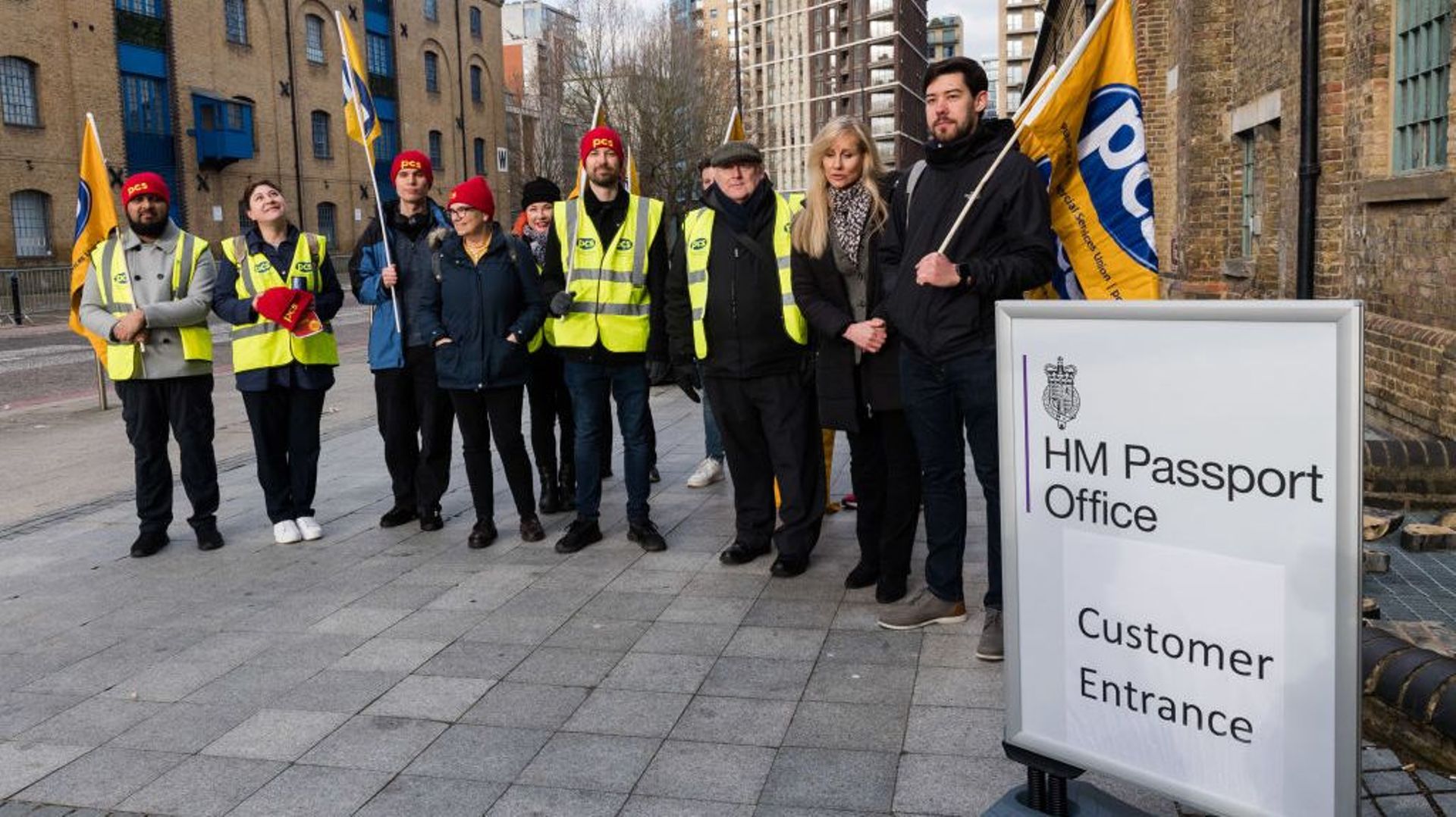 Passport Office Strike in London
