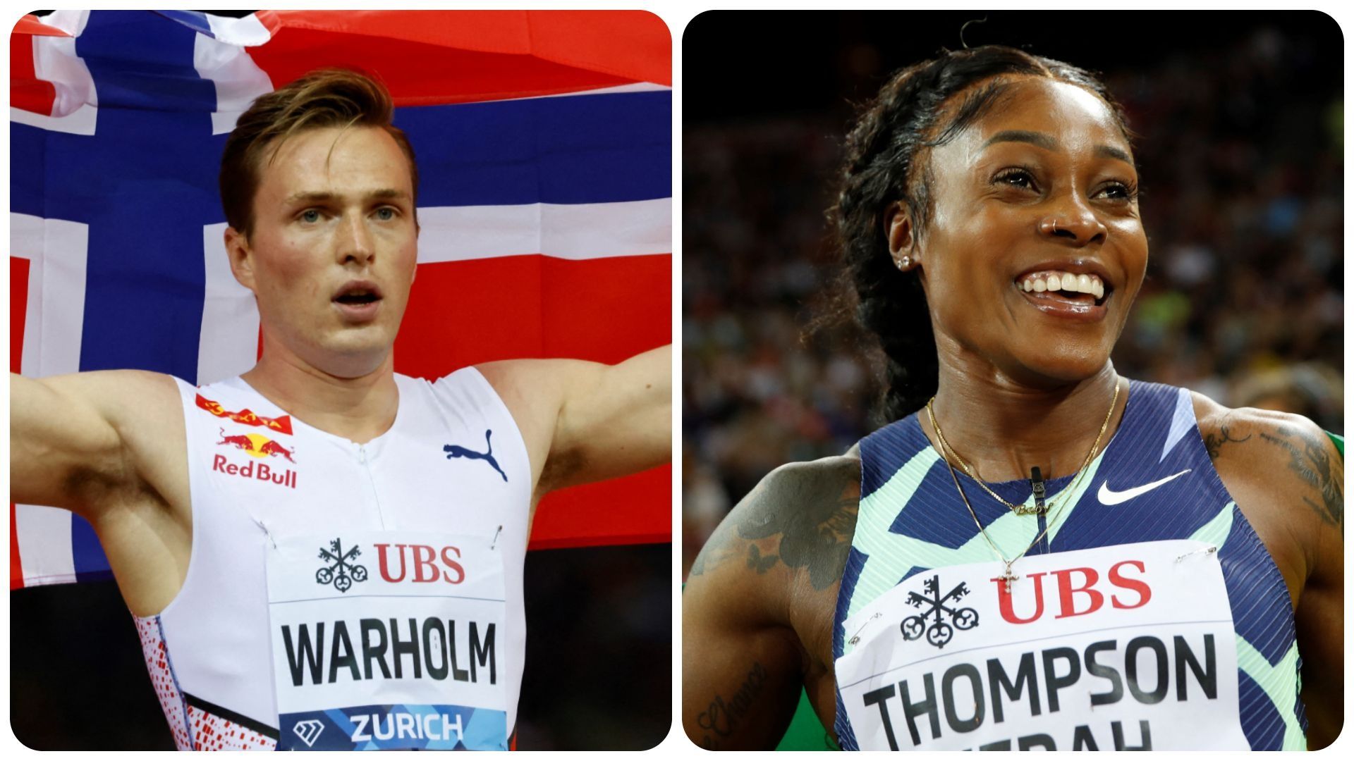 Le Norvégien Karsten Warholm et la Jamaïcaine Elaine Thompson-Herah ont remporté les World Athletics Awards.