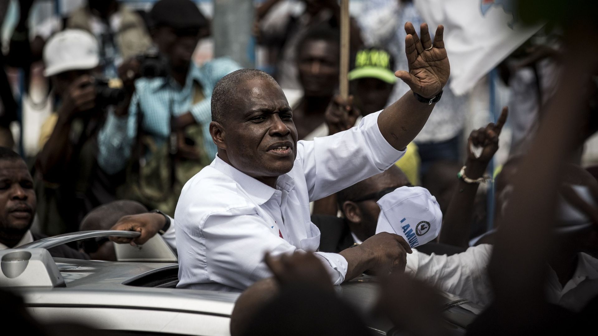 Martin Fayulu, candidat de l'opposition aux élections présidentielles