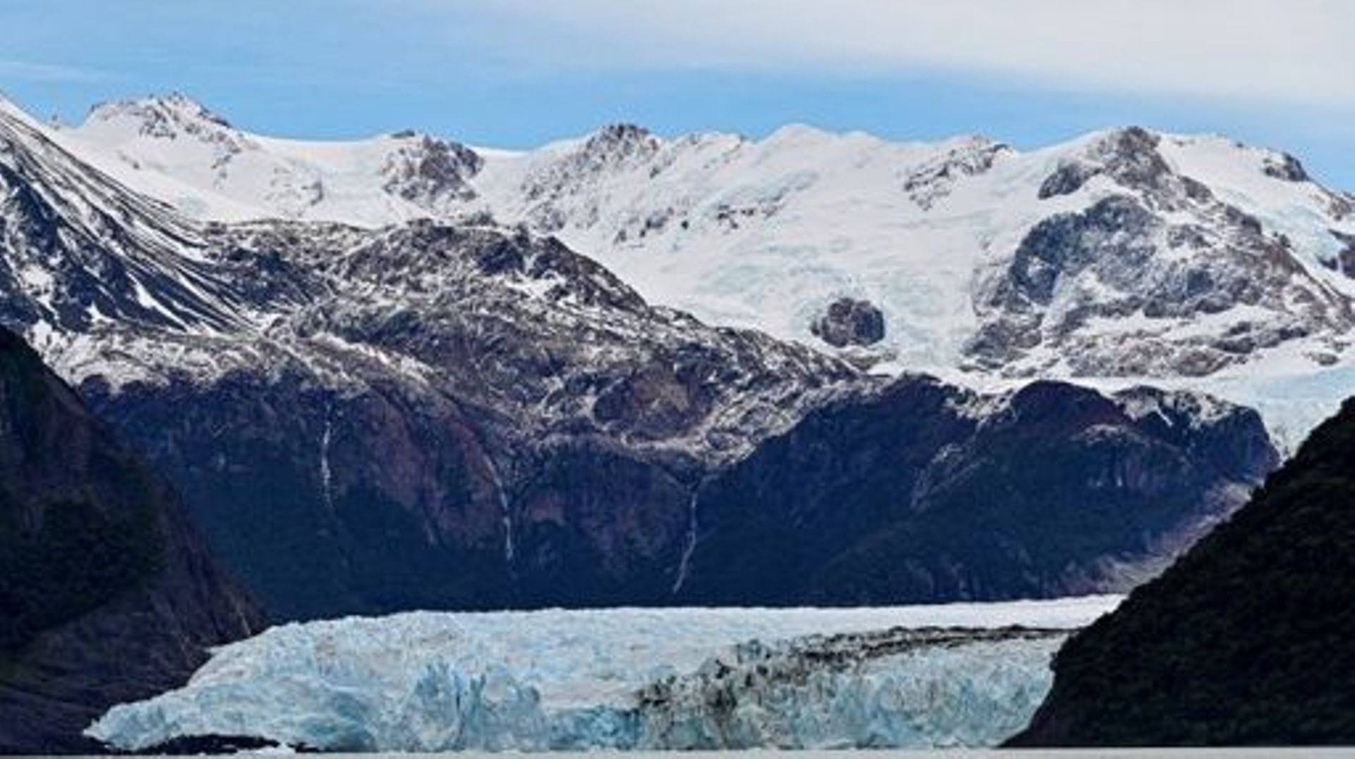 View of the Spegazzini Glacier at Los Glaciares National Park, near El Calafate, Argentina on March 29, 2023.  Miguel MEDINA / AFP