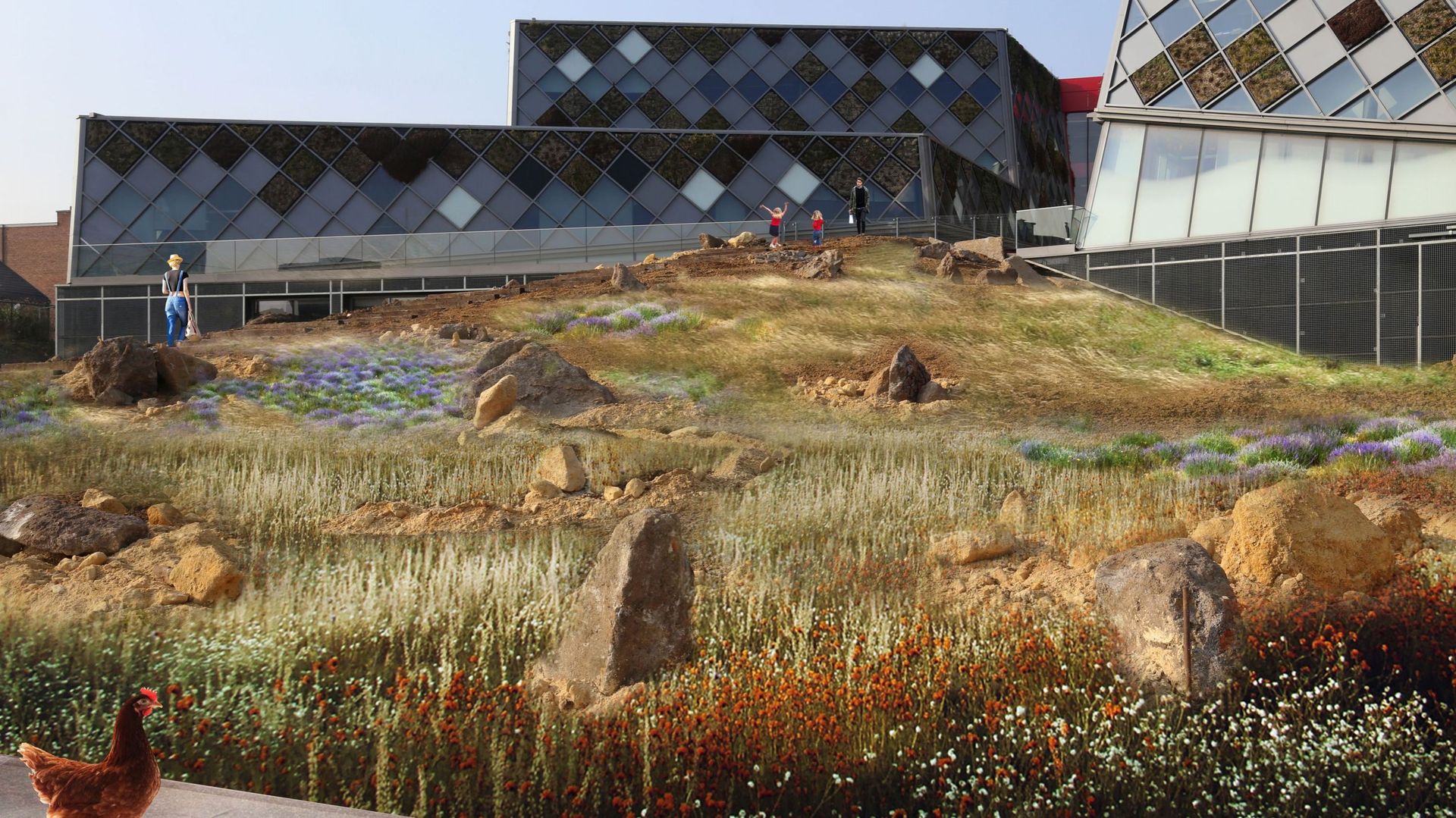 Une autre zone du futur Musée de l'Ephémère