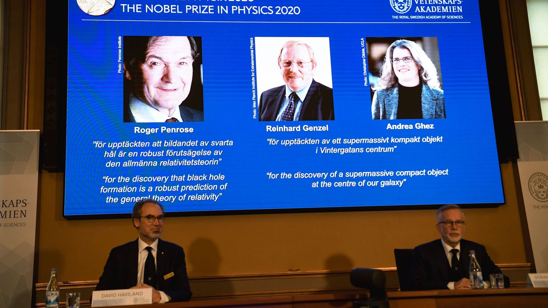 Le Nobel de physique à un trio d'experts des "trous noirs"
