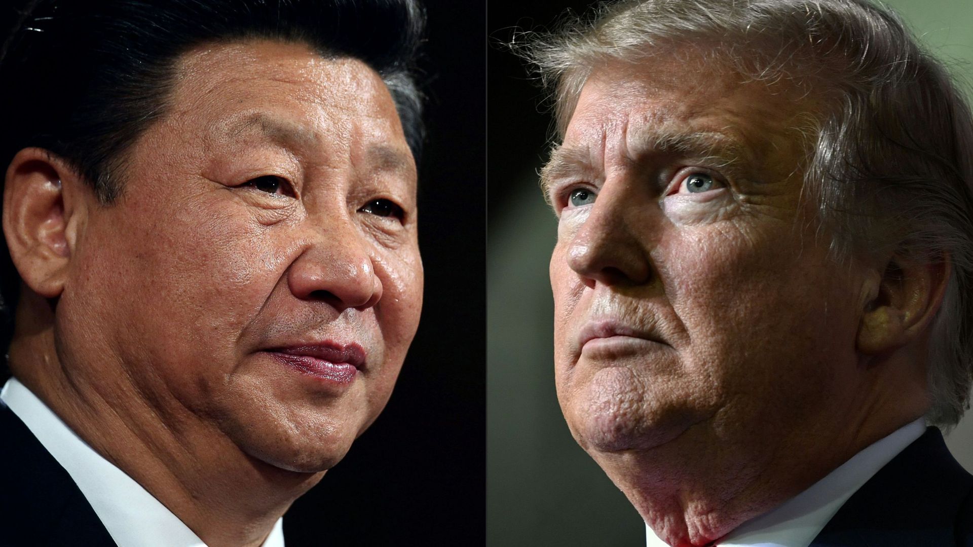 Les présidents chinois et américain.