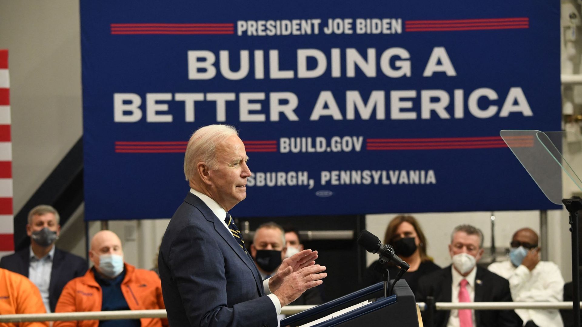 Joe Biden à Pittsburgh (28 janvier 2022)