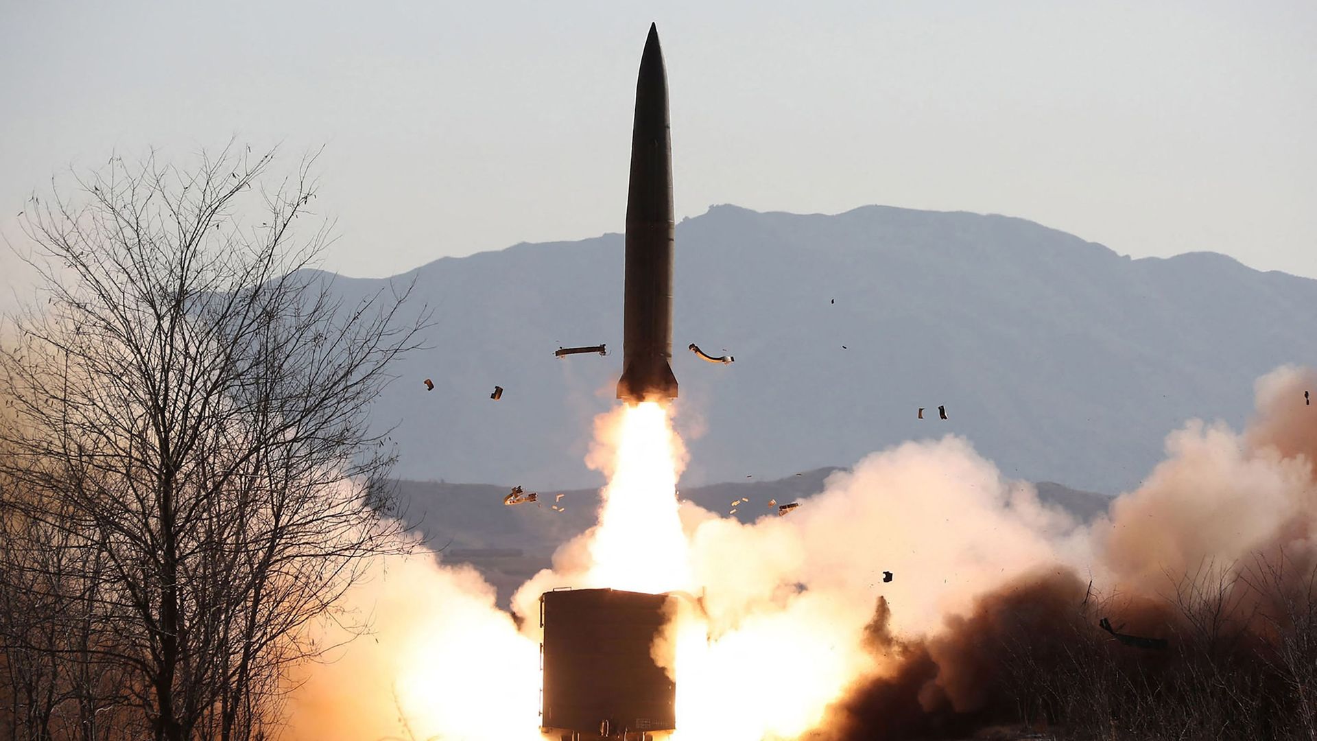 Tir de missile nord-coréen (illustration – 14 janvier 2022)