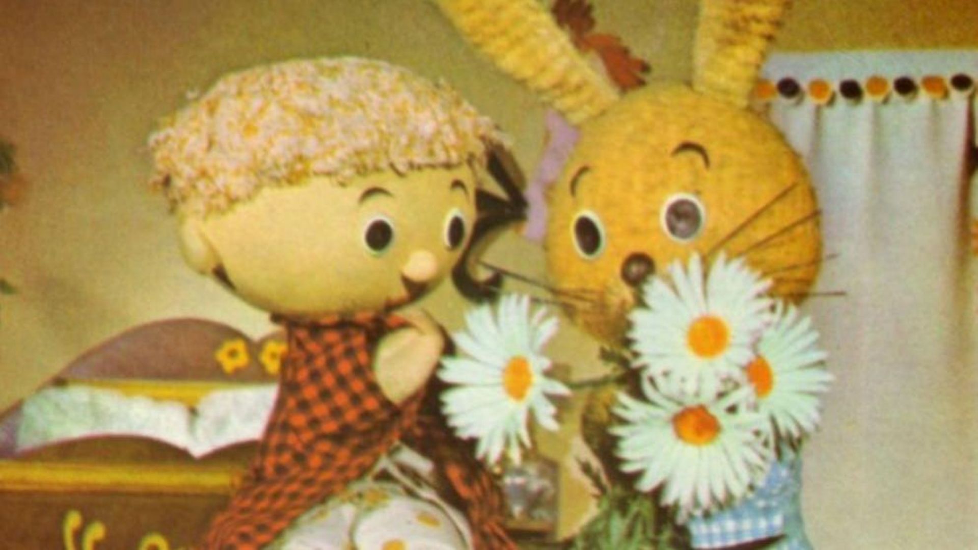 Marionnette Bonhommet et Tilapin Série TV Belge 1960 (50055