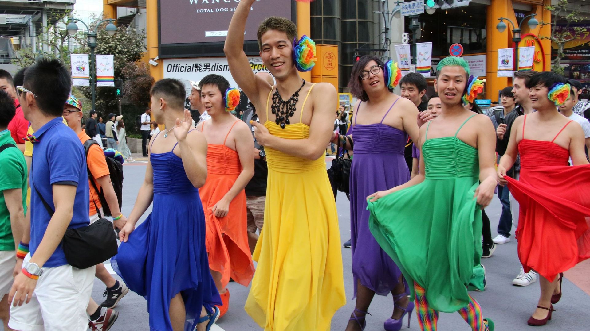 La "Marche des fiertés" en 2019 à Tokyo