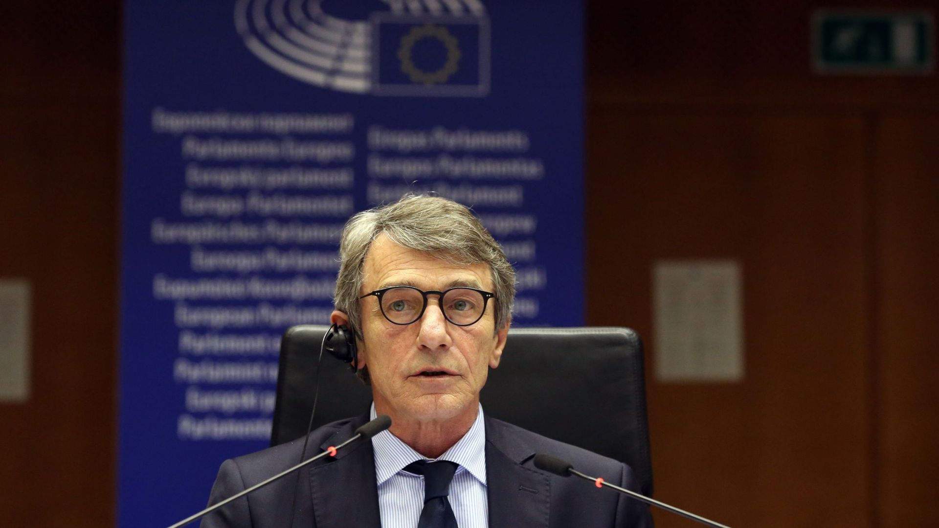 Coronavirus : le président du Parlement européen David Sassoli se met lui-même en confinement