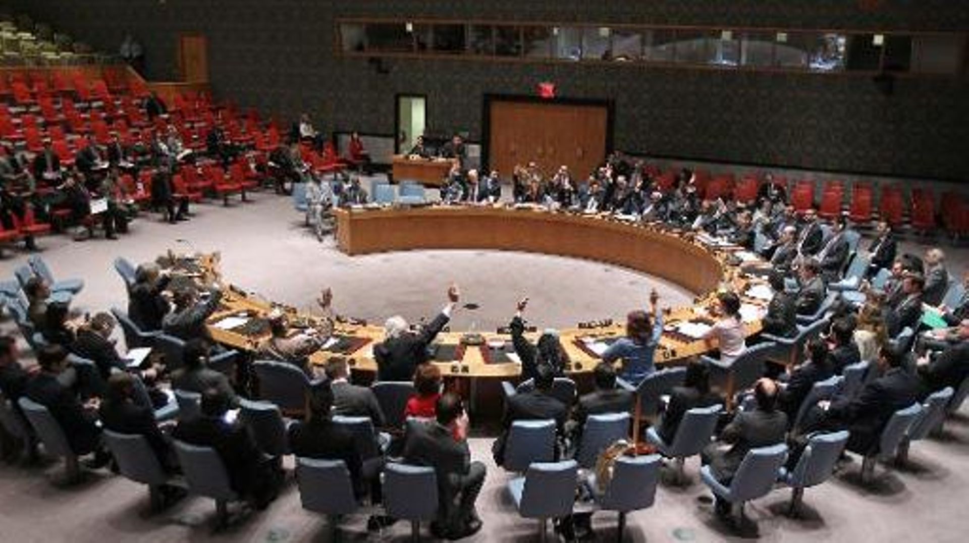 Le Conseil de sécurité de l'ONU réuni le 3 mars 2015 à New York  