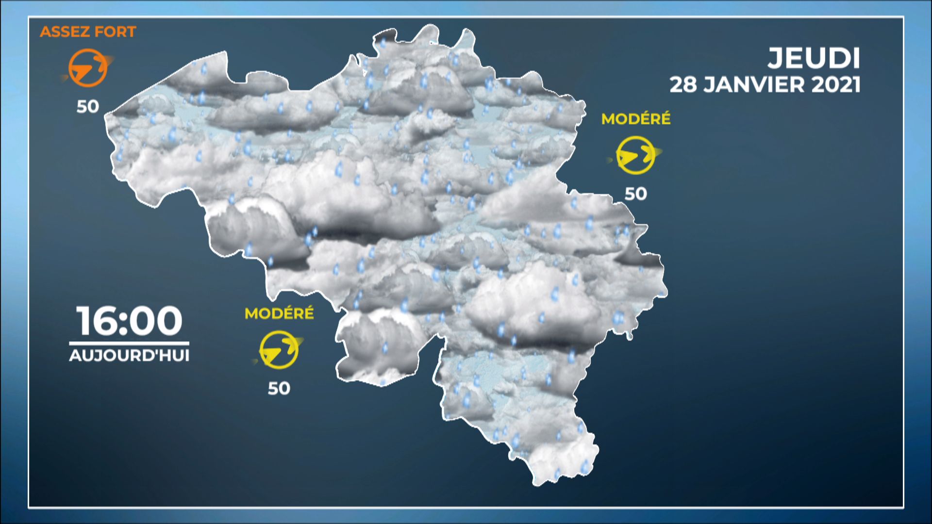 Météo de ce jeudi : pluie, vent et douceur au programme