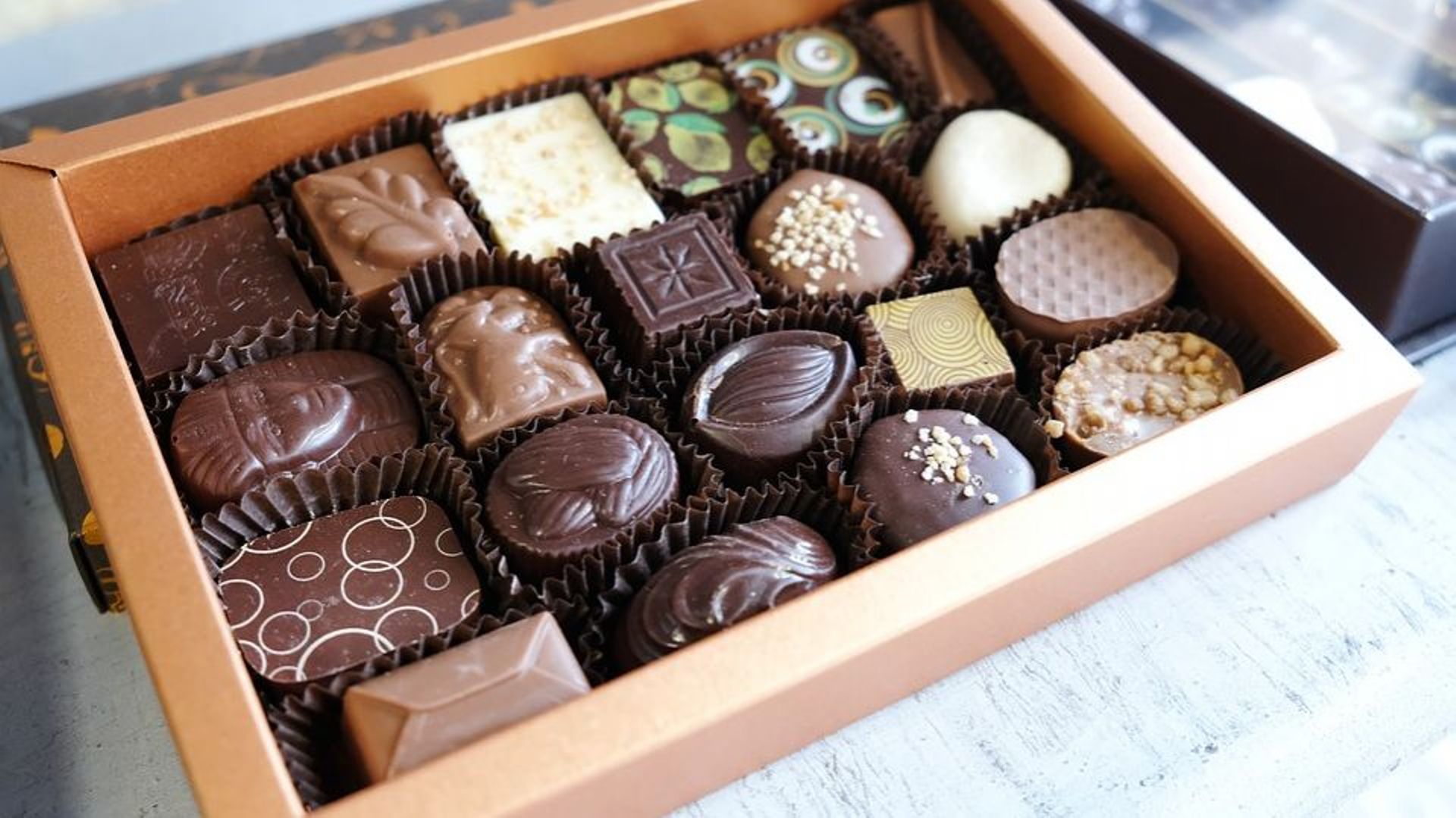 Les chocolats belges : quoi de mieux, n'est-ce pas Candice Kother
