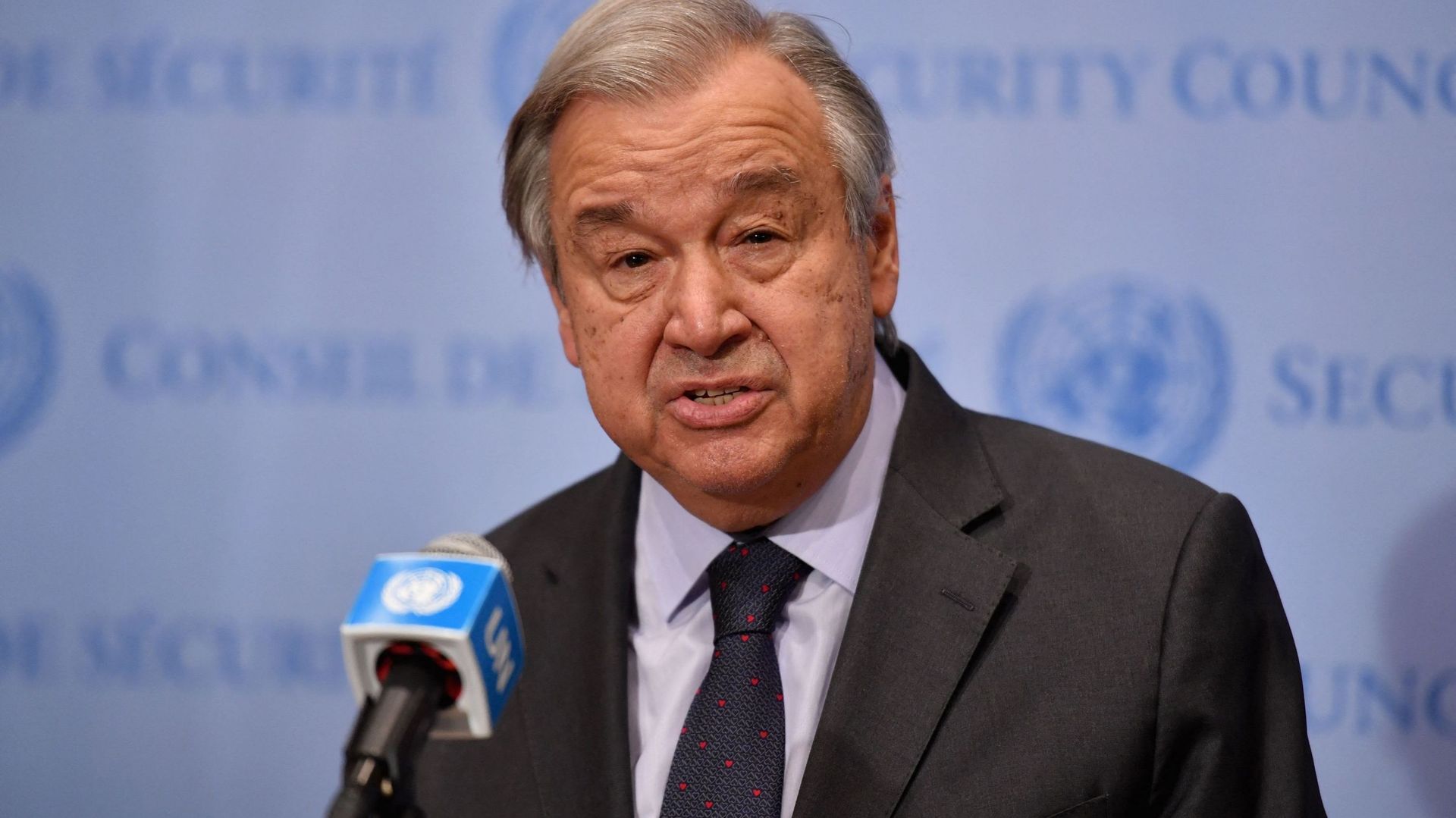 Le secrétaire général de l'ONU Antonio Guterres.
