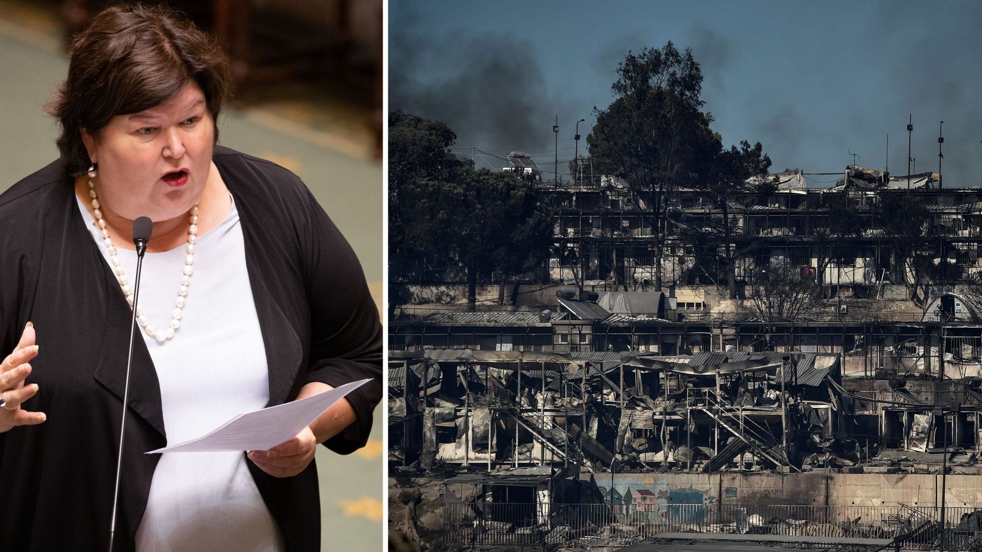 Incendies de Moria : Magie De Block prête à analyser une demande d’accueil de migrants