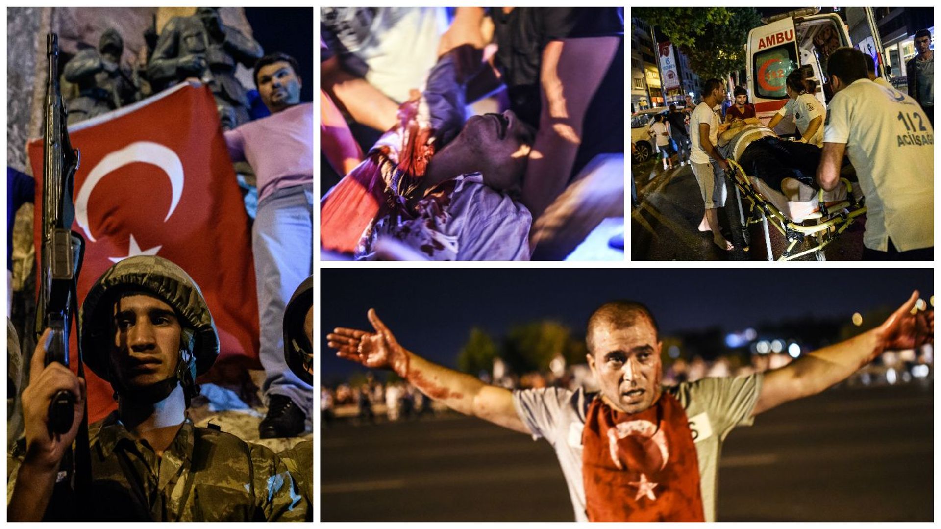 Partout à Istanbul et Ankara, les heurts ont éclaté.