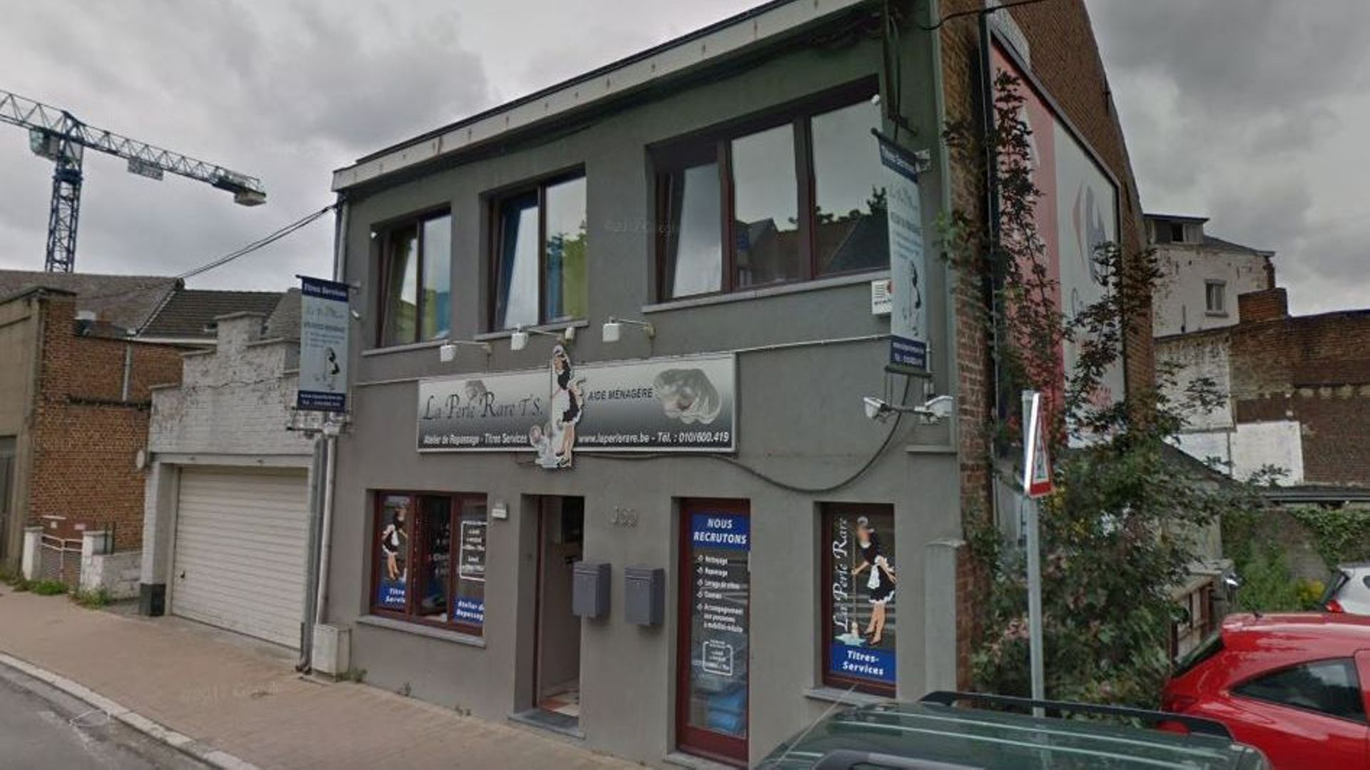 Les bureaux wavriens de la Perle rare.