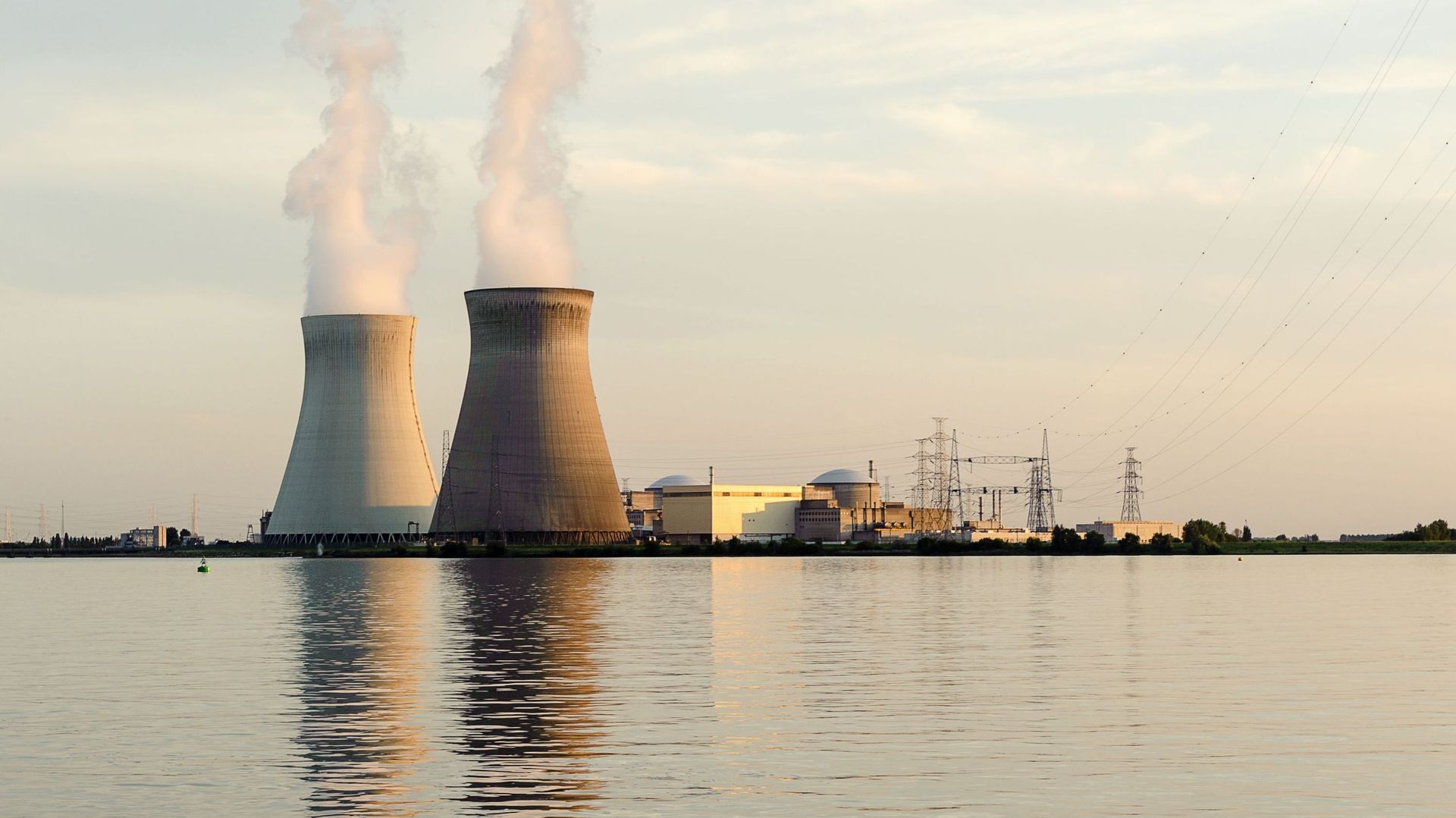 Nuclear power plant, Doel, Belgium.