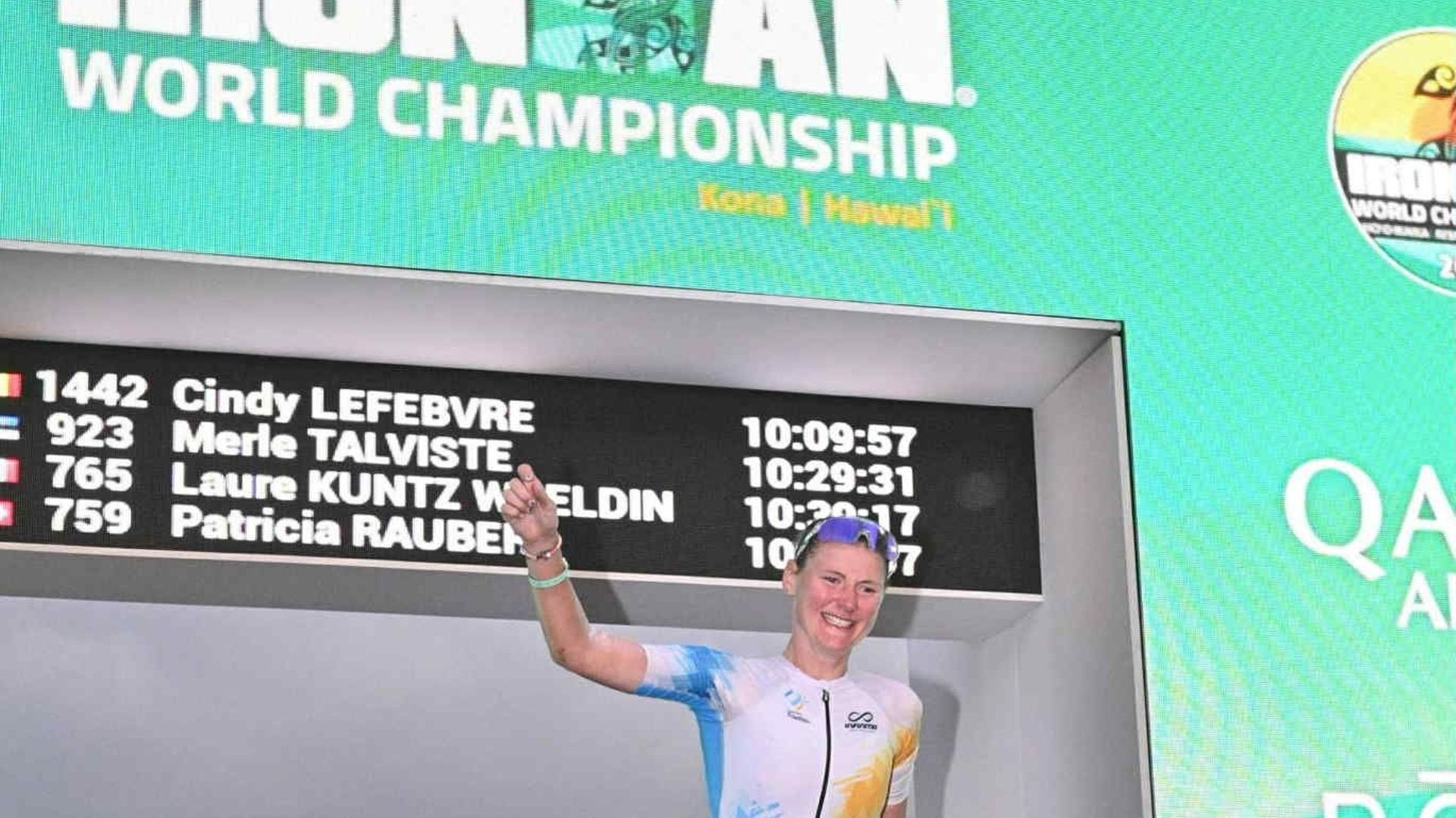 Cindy Lefebvre, 68e et première Belge pour son premier Ironman à Hawai : "Fière de moi et de la manière"