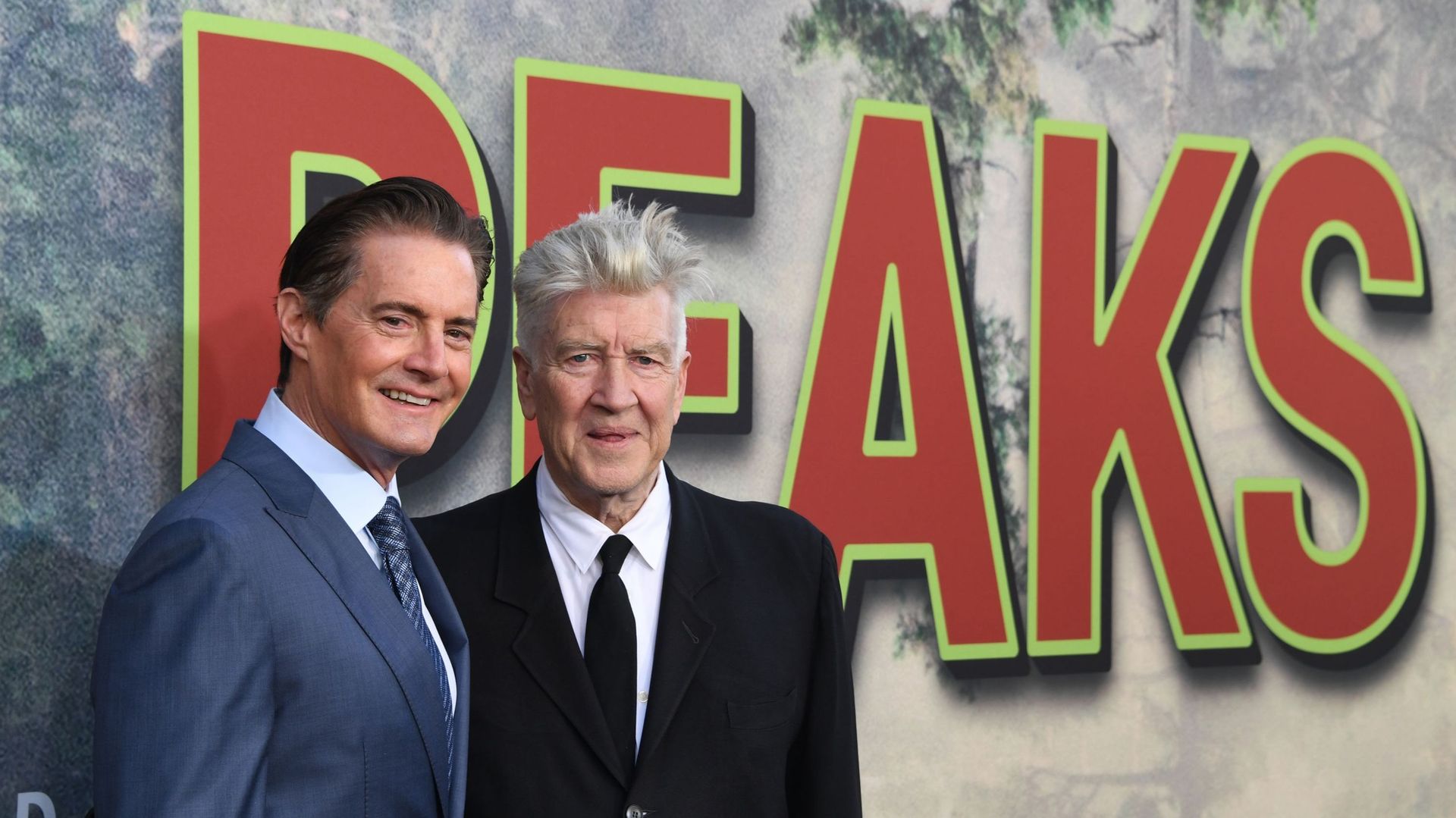 L'acteur Kyle MacLachlan et le créateur de "Twin Peaks", David Lynch.