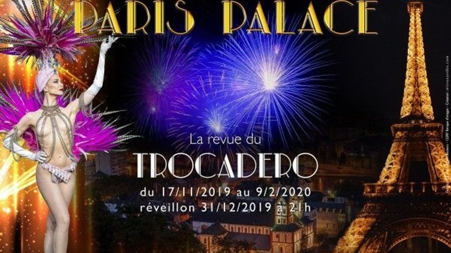 Concours : Gagnez des places pour le spectacle " Paris Palace " au Trocadéro le 18 janvier à 20 heures !