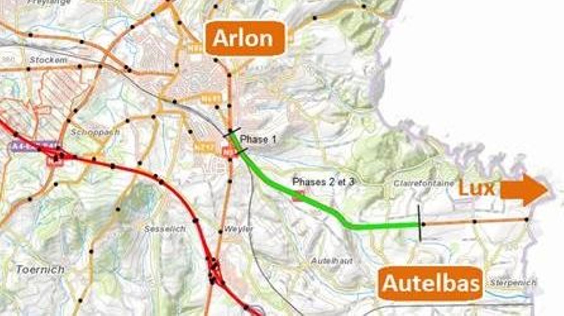 N4 : Sécurisation entre Arlon et Steinfort