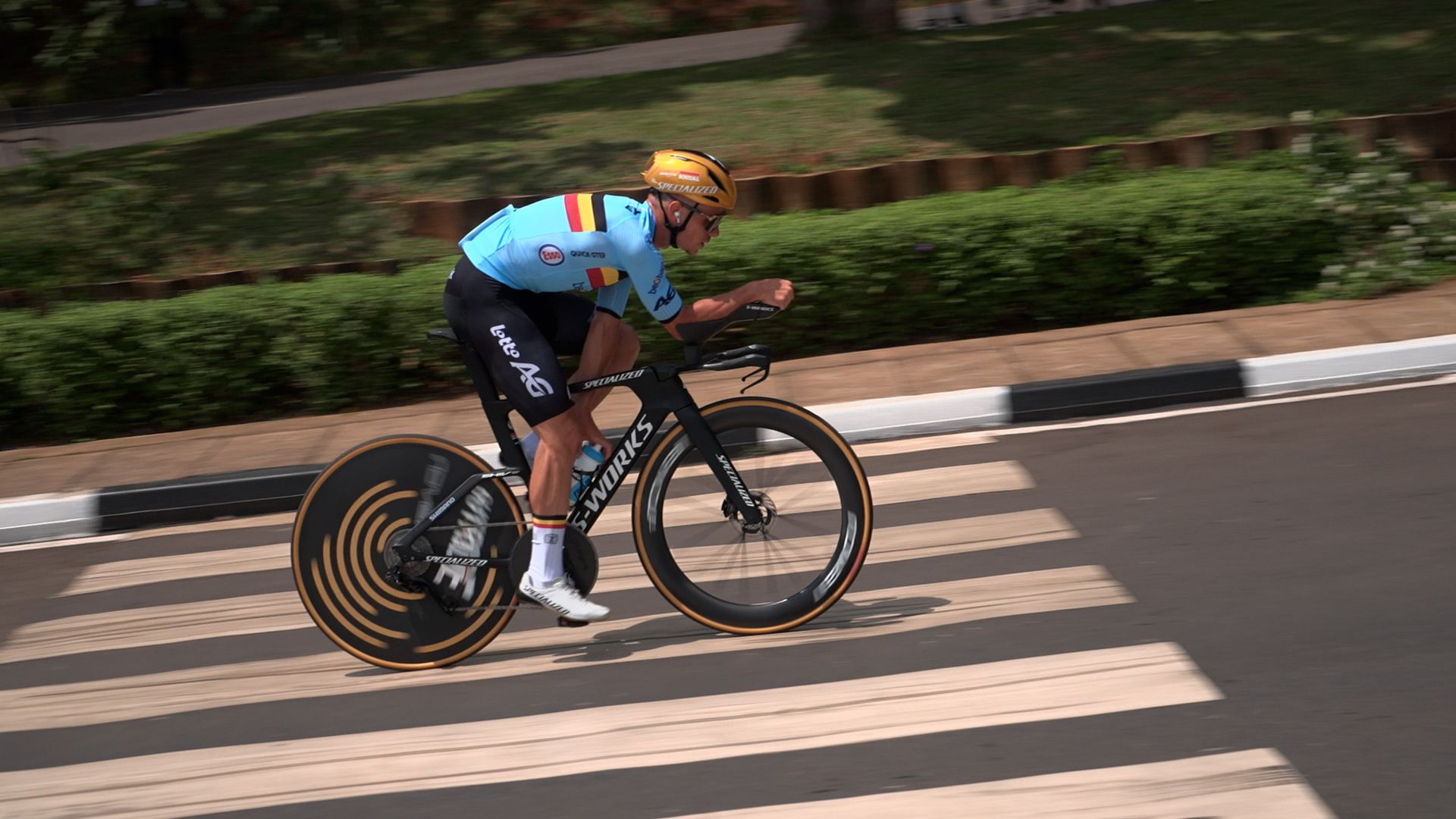 Mondiaux de cyclisme : Evenepoel et Pogacar en reconnaissance sur le chrono de Kigali