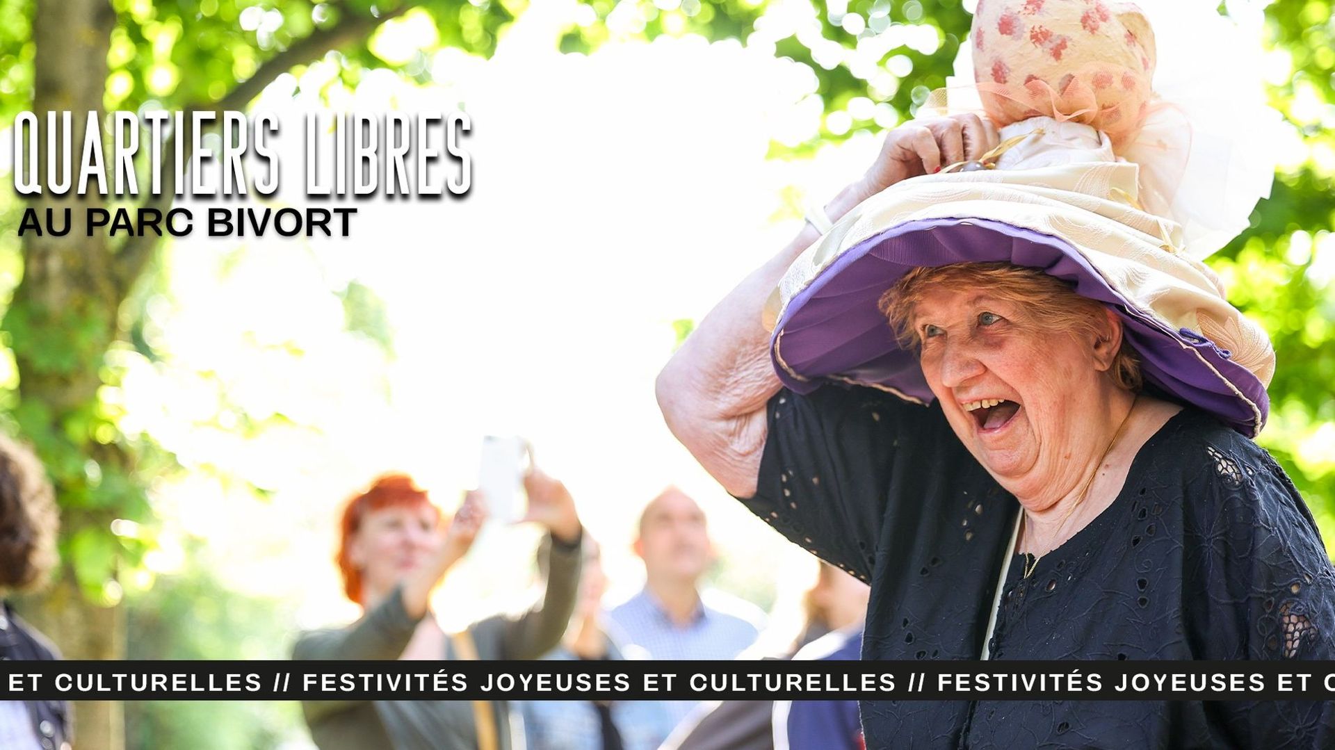 "Quartiers Libres" au Parc Bivort à Jumet