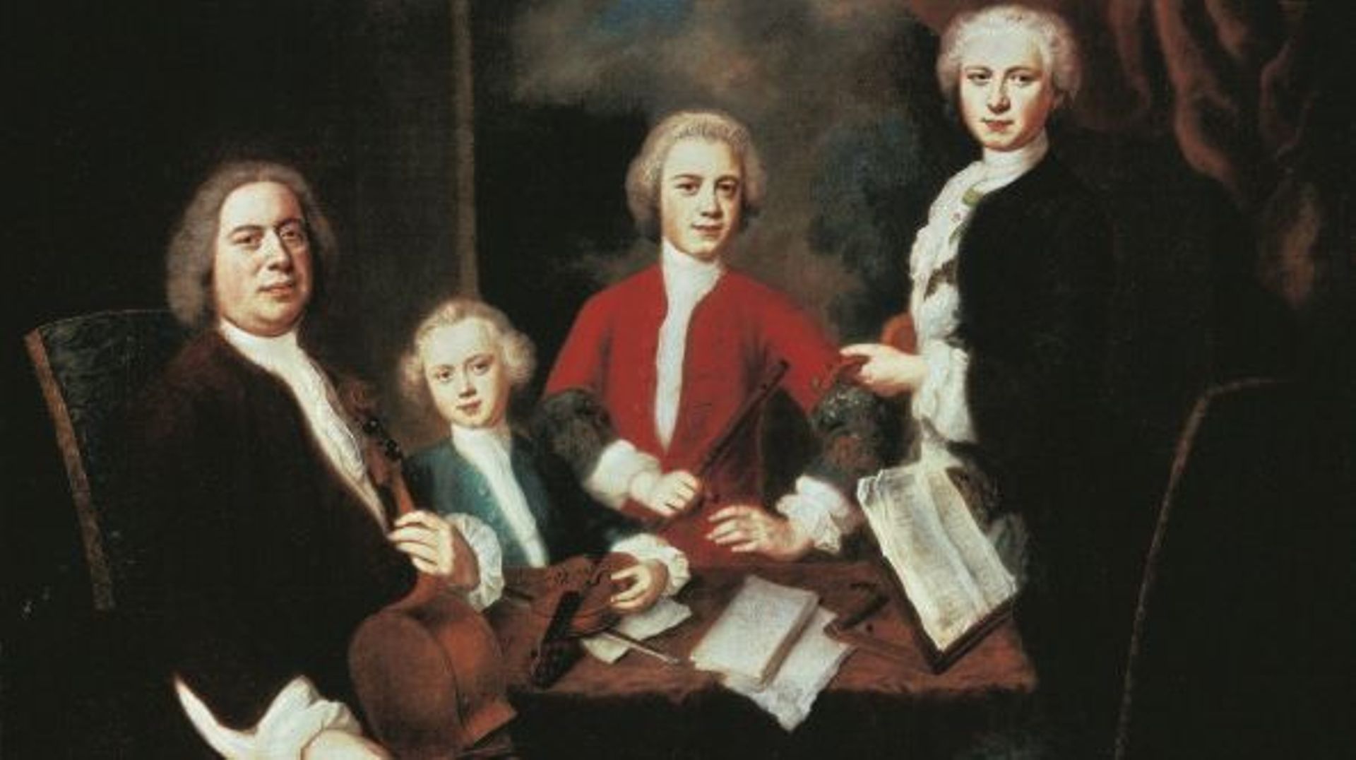 Johann Sebastian Bach et (certains de) ses fils en 1730