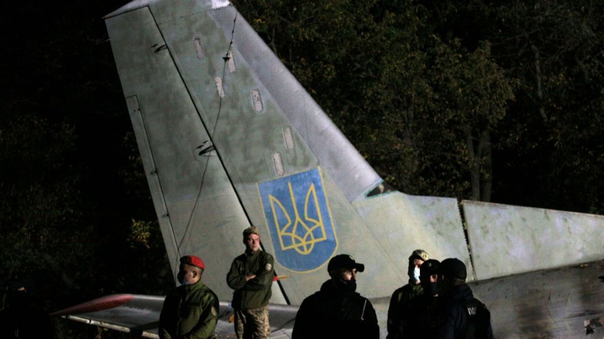L'Antonov-26 accidenté près de Kharkiv, dans l'est de l'Ukraine, le 25 septembre 2020