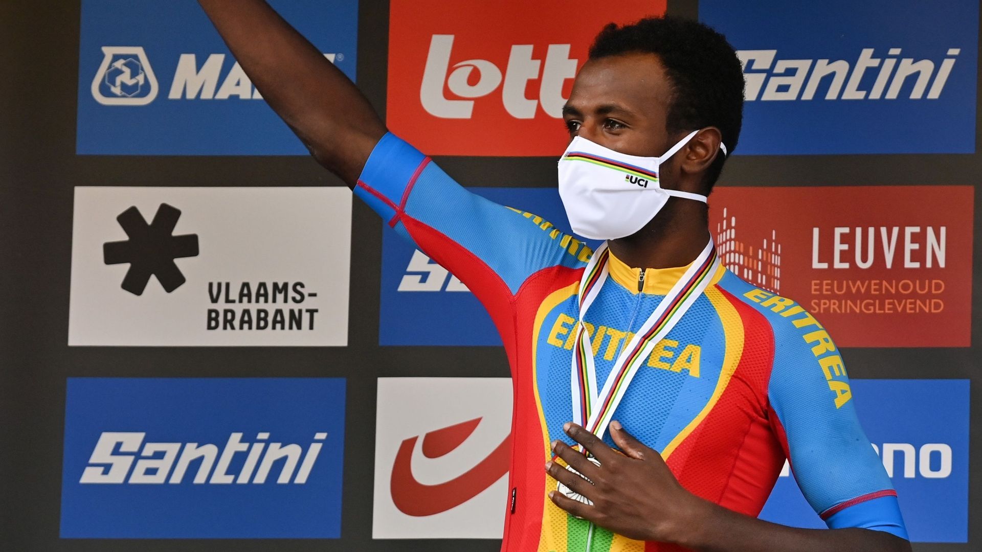 Biniam Girmay, le coureur d’Intermarché-Wanty Gobert, élu Cycliste africain de l’année